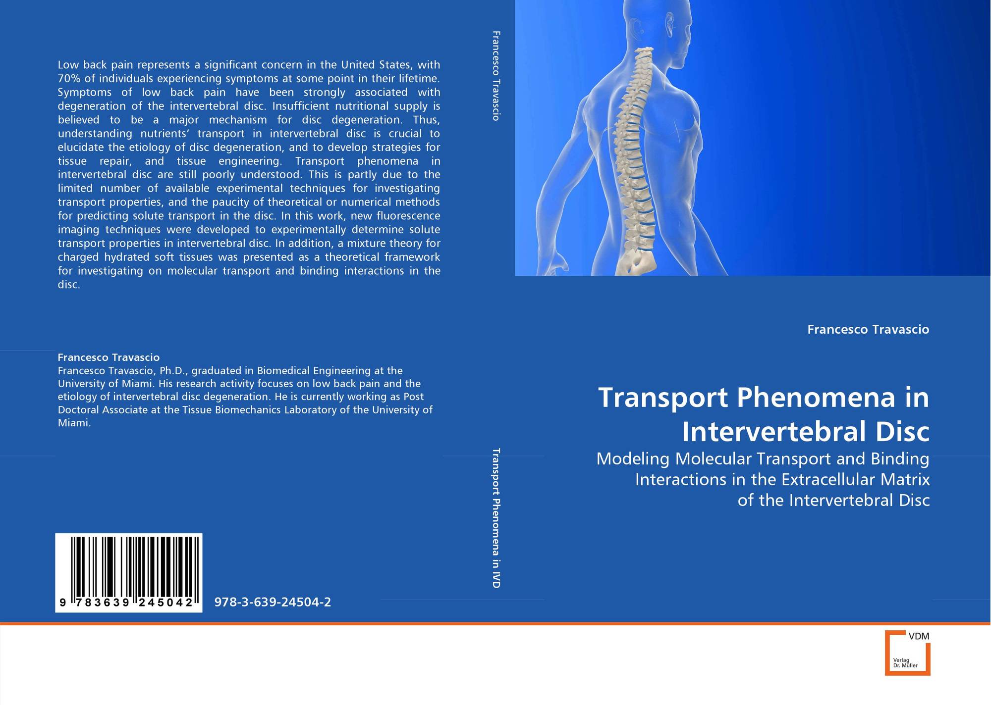transport phenomena in intervertebral disc的封面