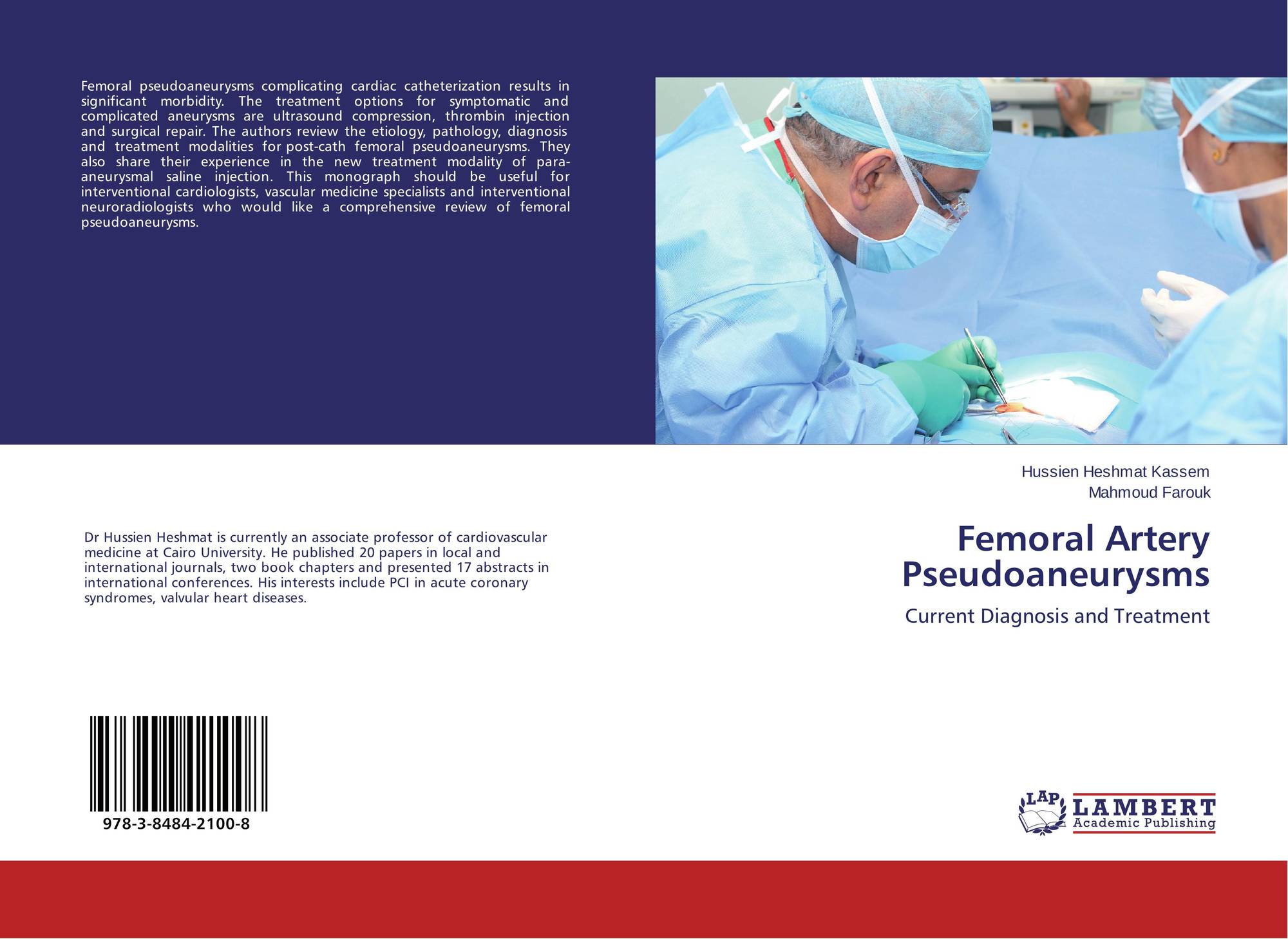 femoral artery pseudoaneurysms的封面