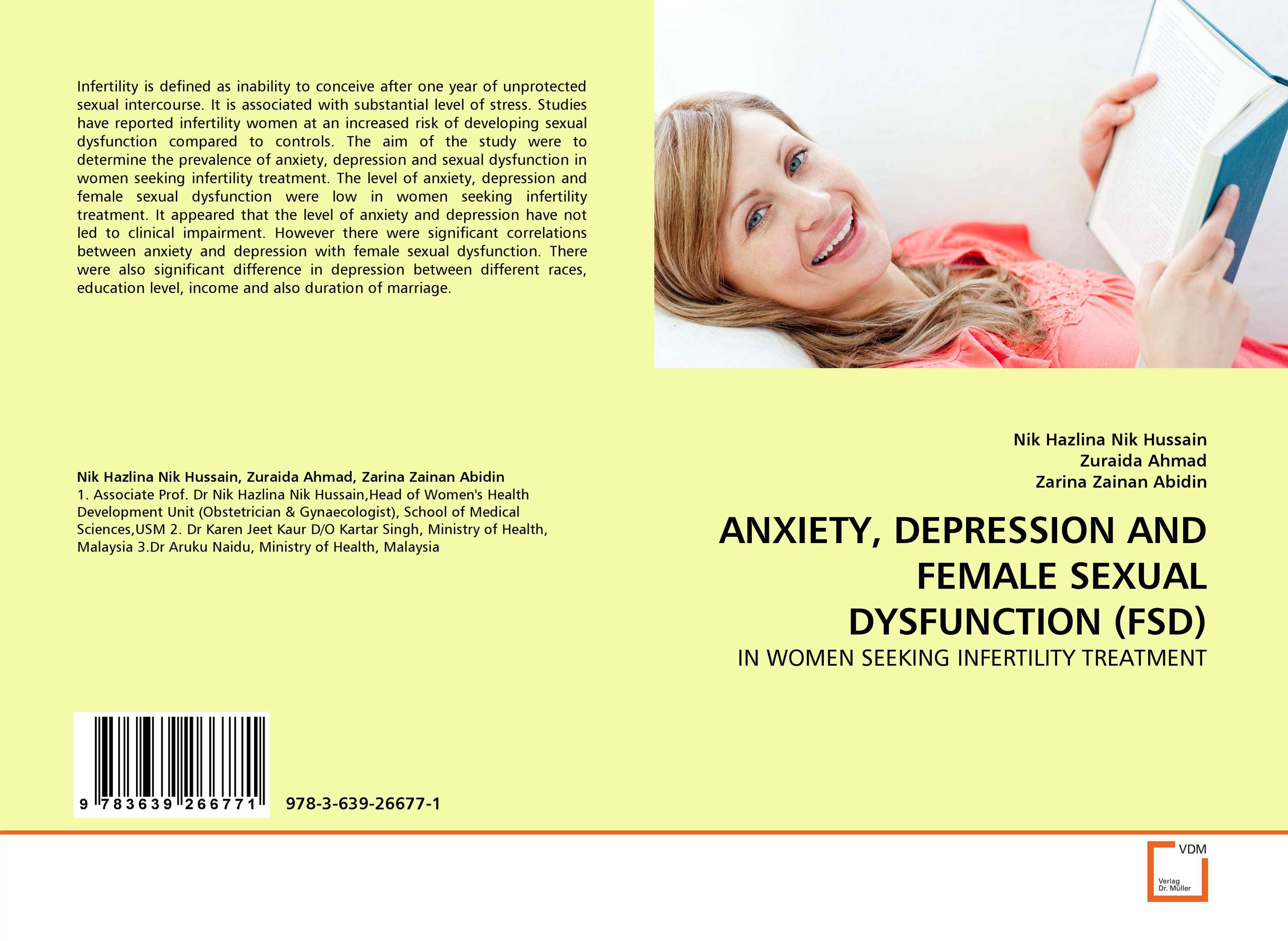 ANXIETY, DEPRESSION AND FEMALE SEXUAL DYSFUNCTION (FSD). IN WOMEN SEEKING INFERTILITY TREATMENT.