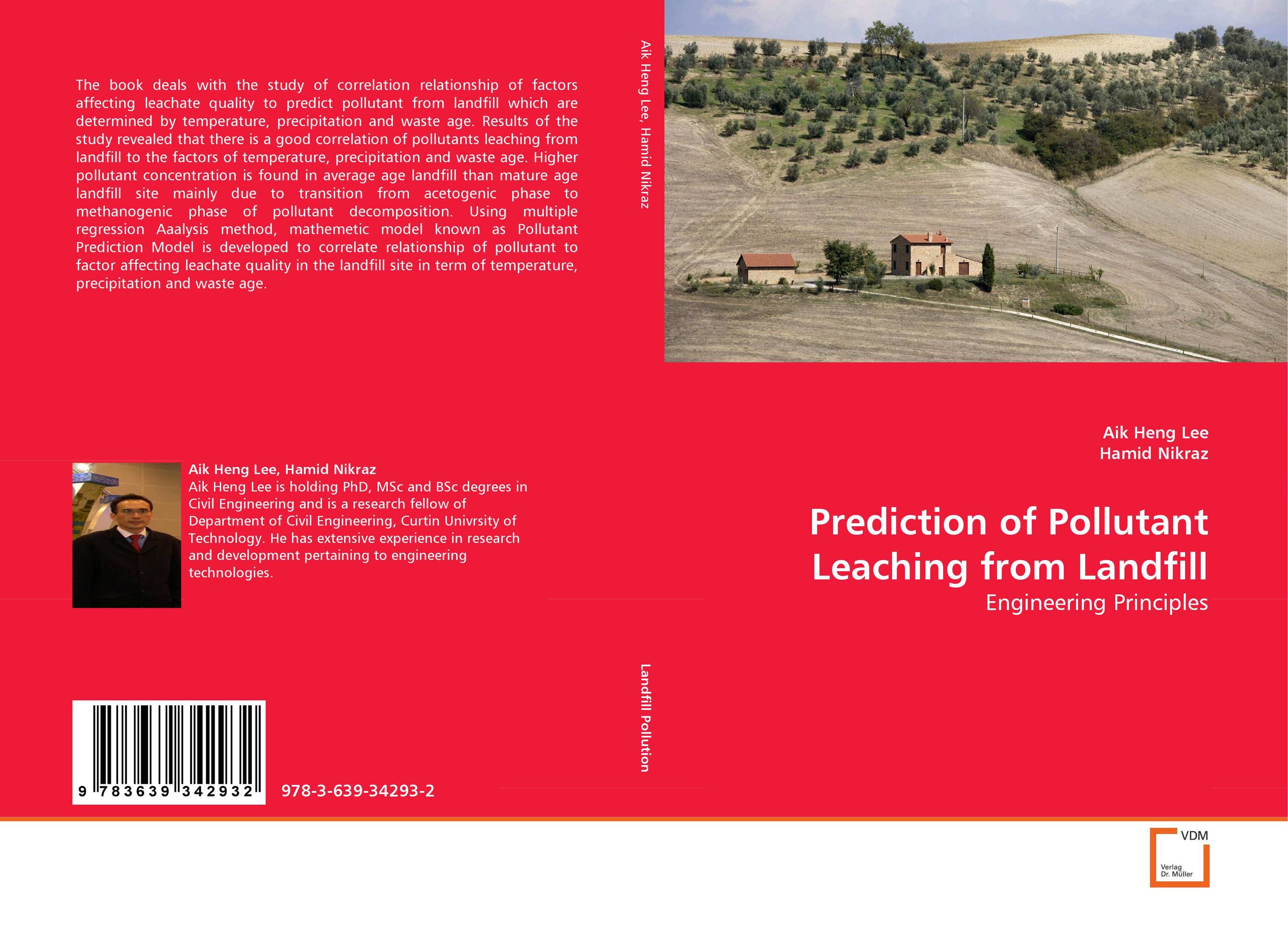 Prediction of Pollutant Leaching from Landfill. Engineering Principles.