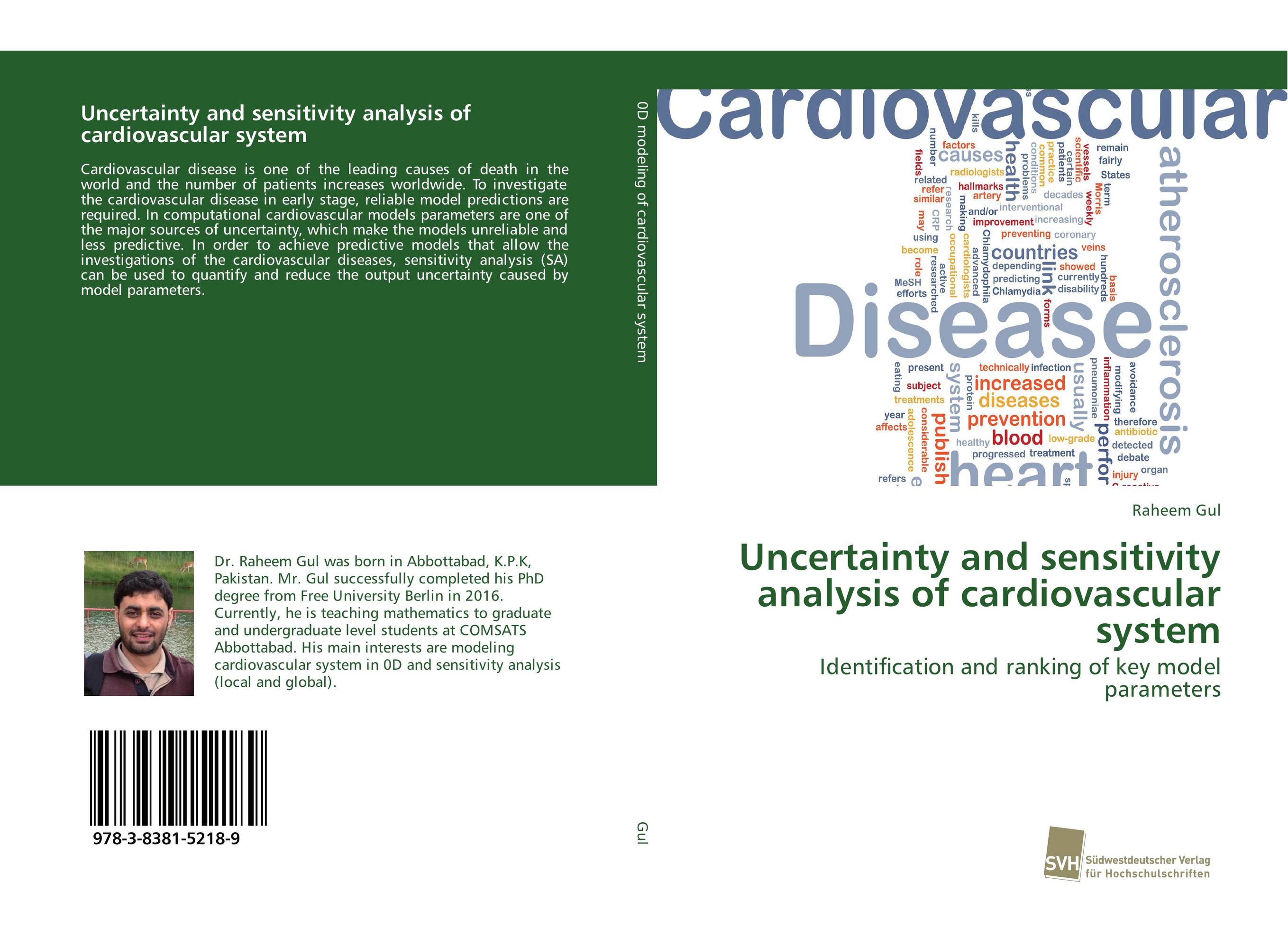 Uncertainty and sensitivity analysis of cardiovascular system. Identification and ranking of key model parameters.