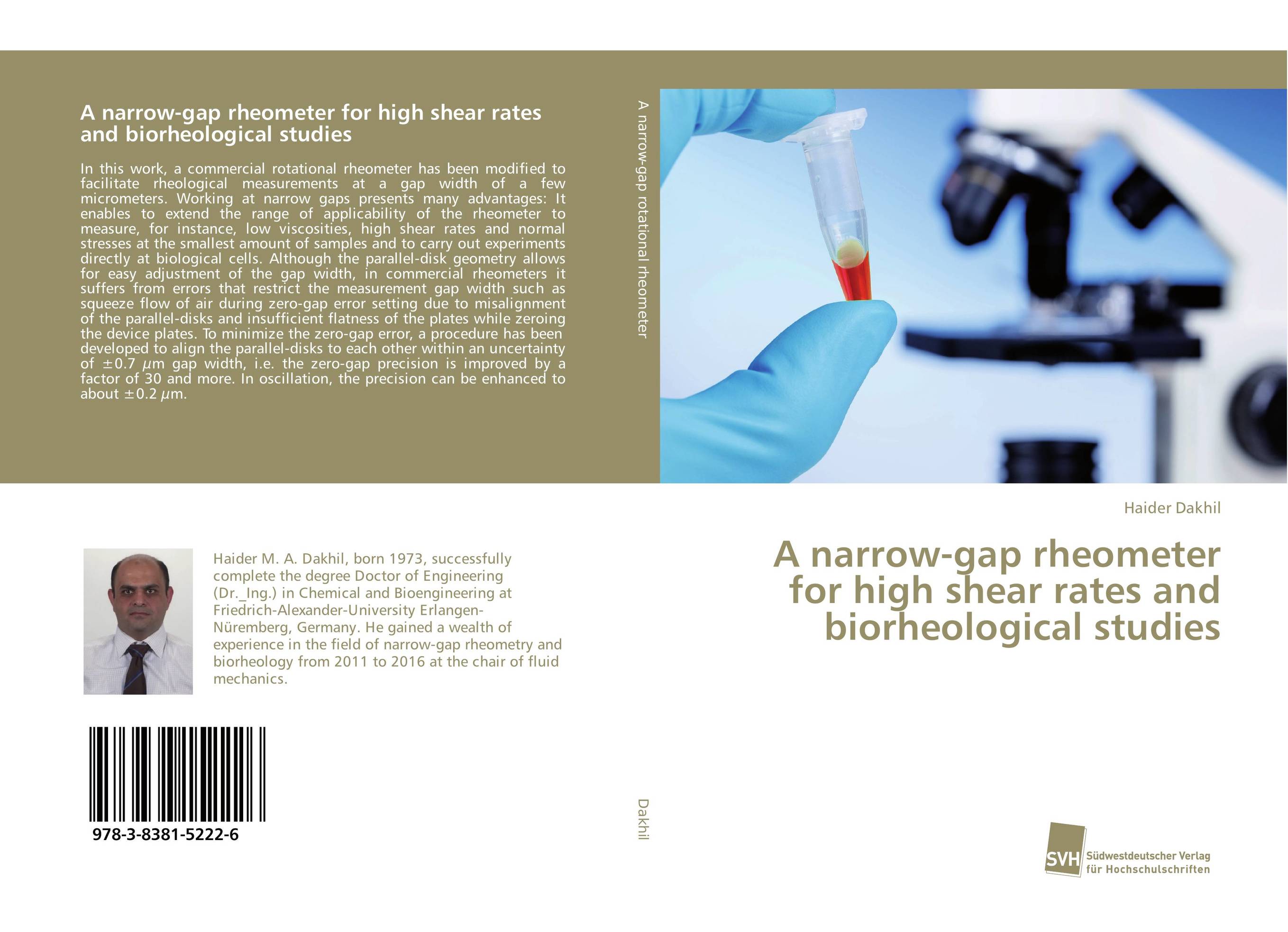 A narrow-gap rheometer for high shear rates and biorheological studies..