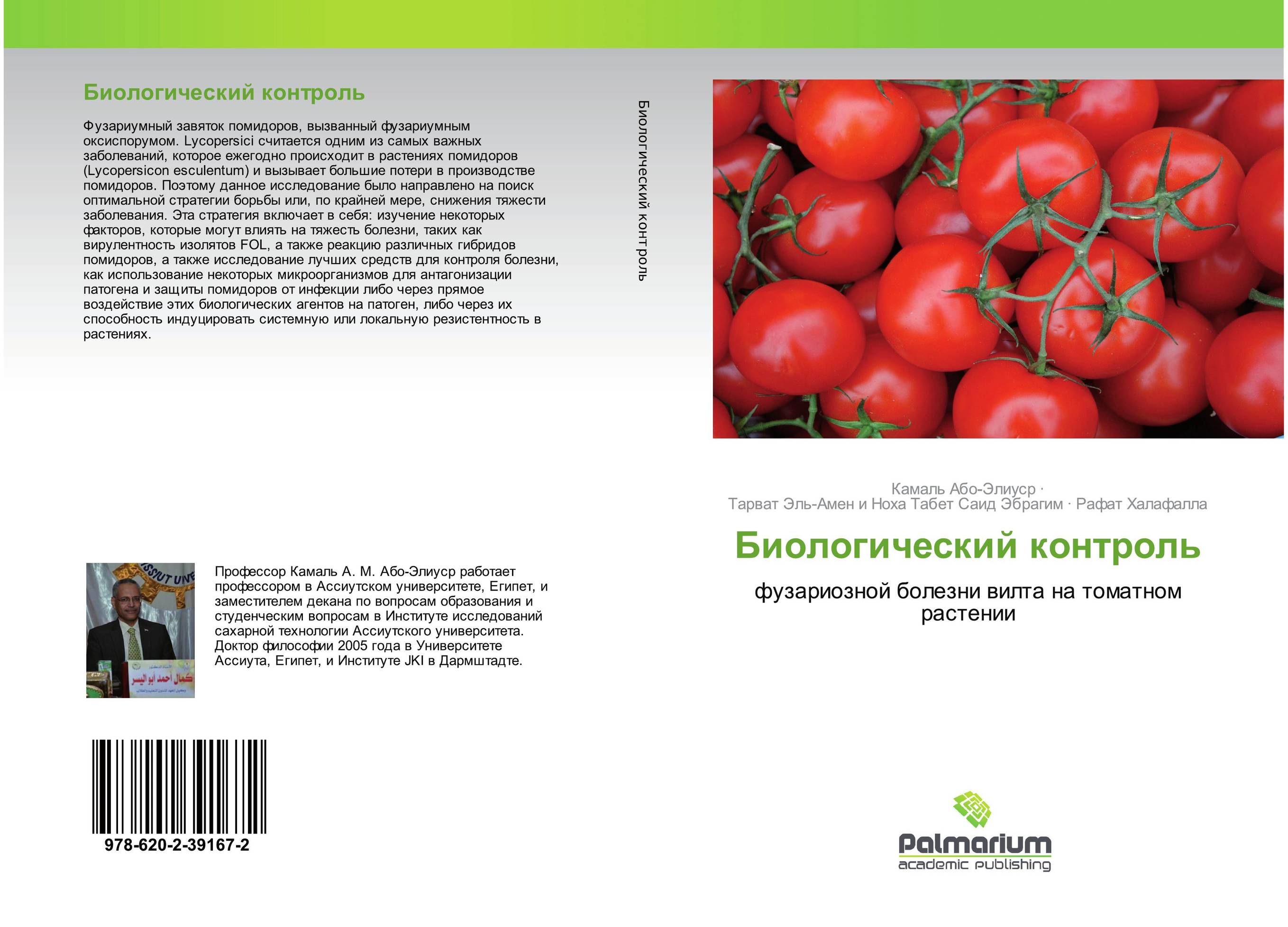 Биологический контроль. Фузариозной болезни вилта на томатном растении.