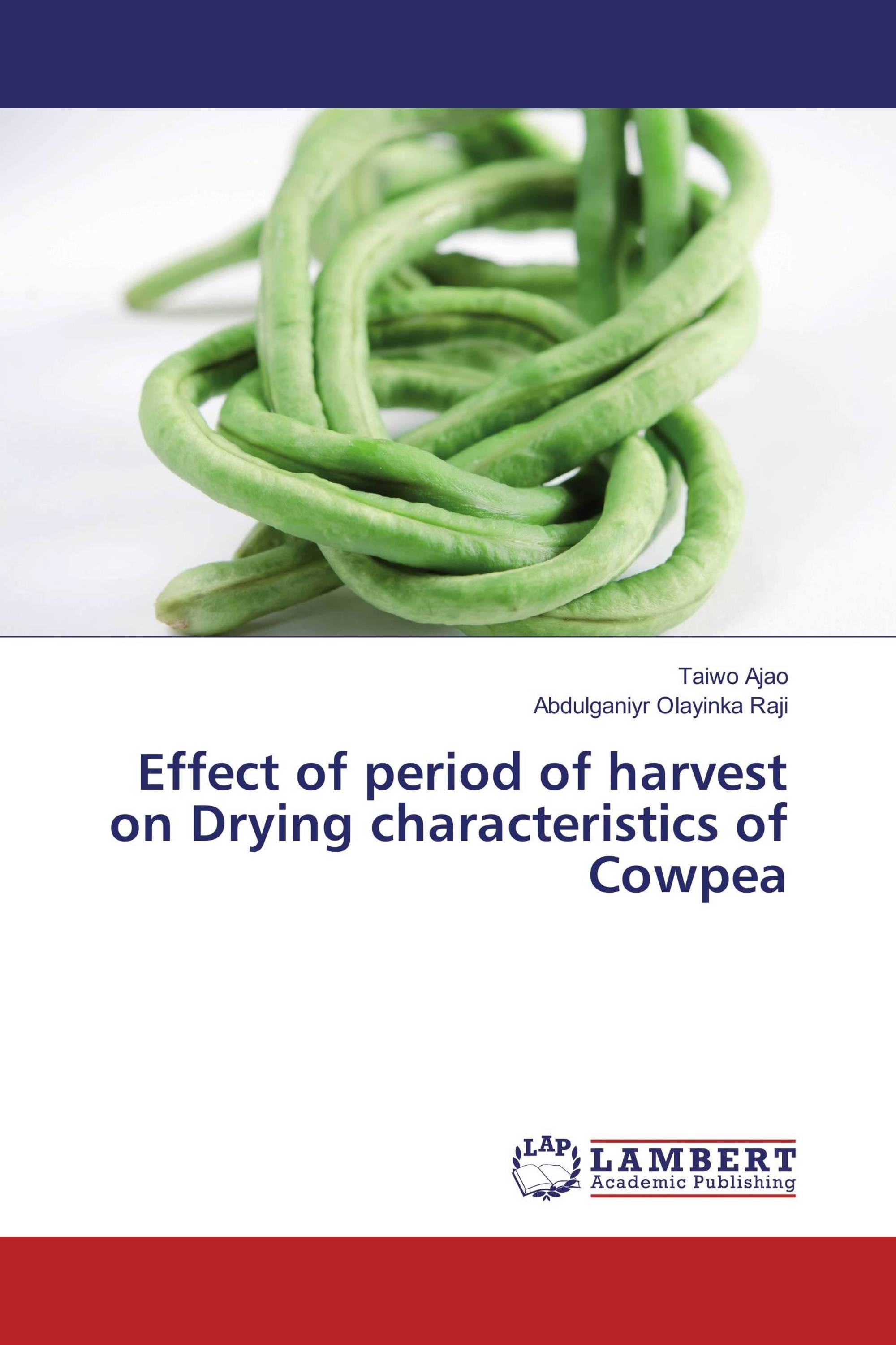 Effect of period of harvest on Drying characteristics of Cowpea