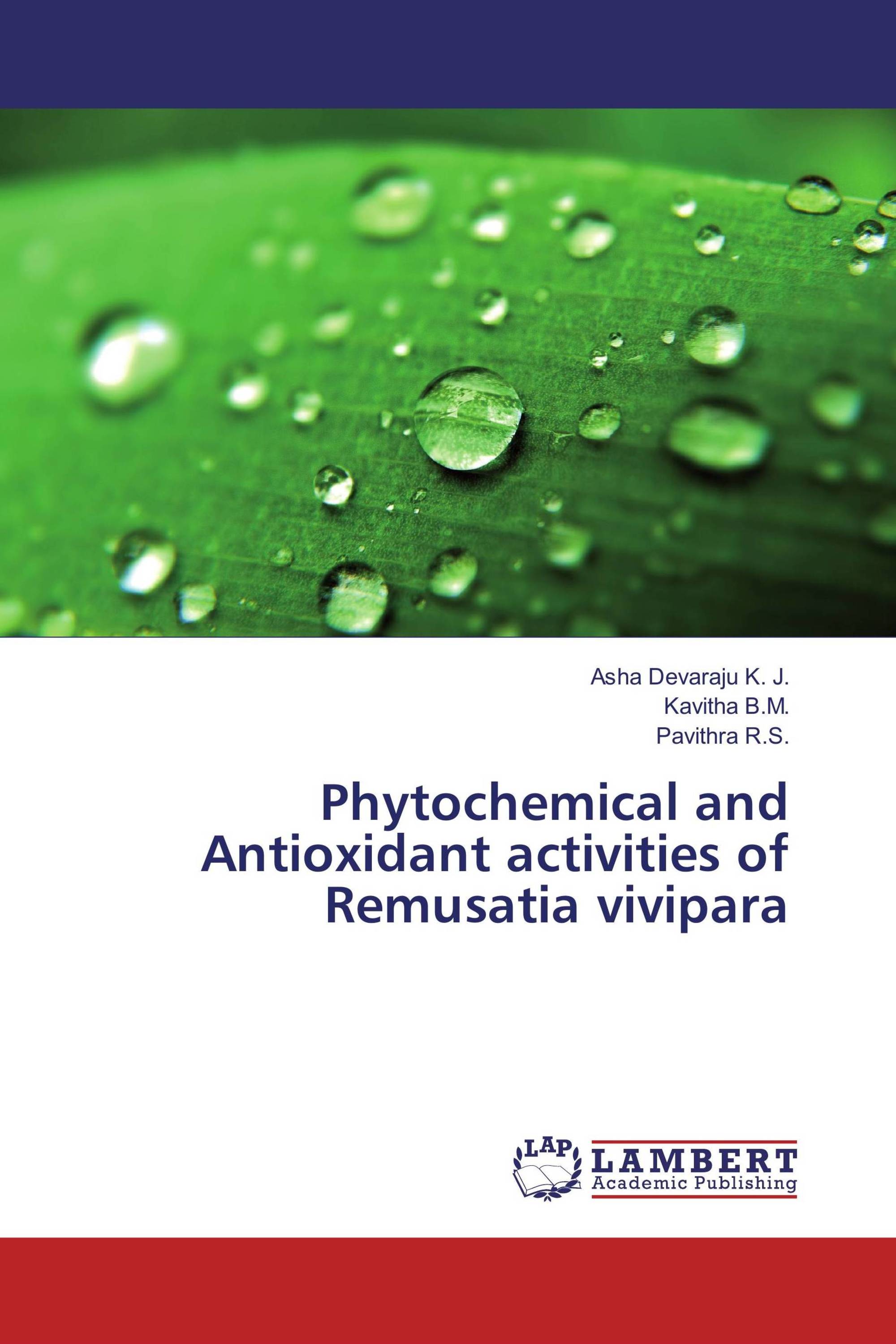 Phytochemical and Antioxidant activities of Remusatia vivipara