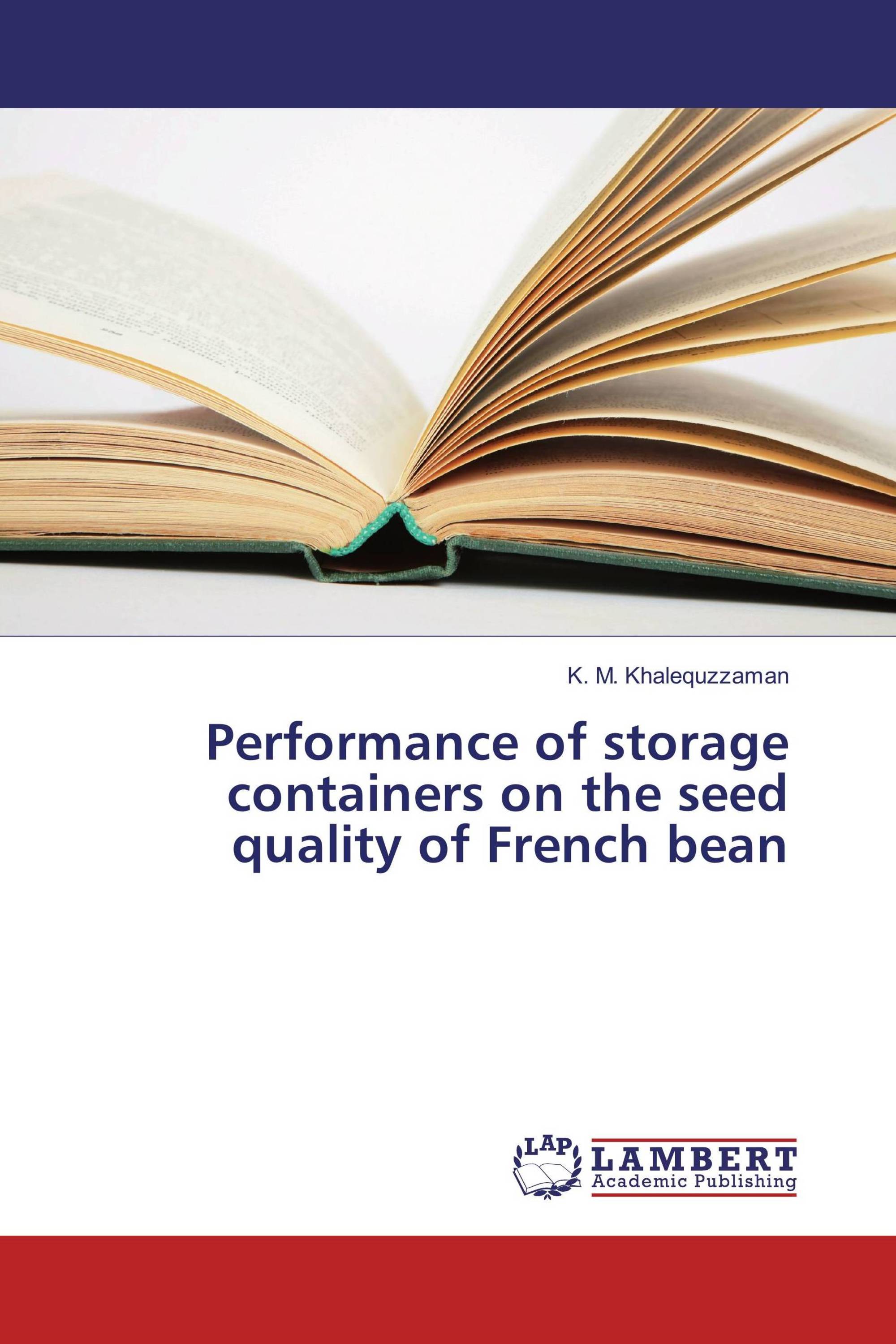 Performance of storage containers on the seed quality of French bean