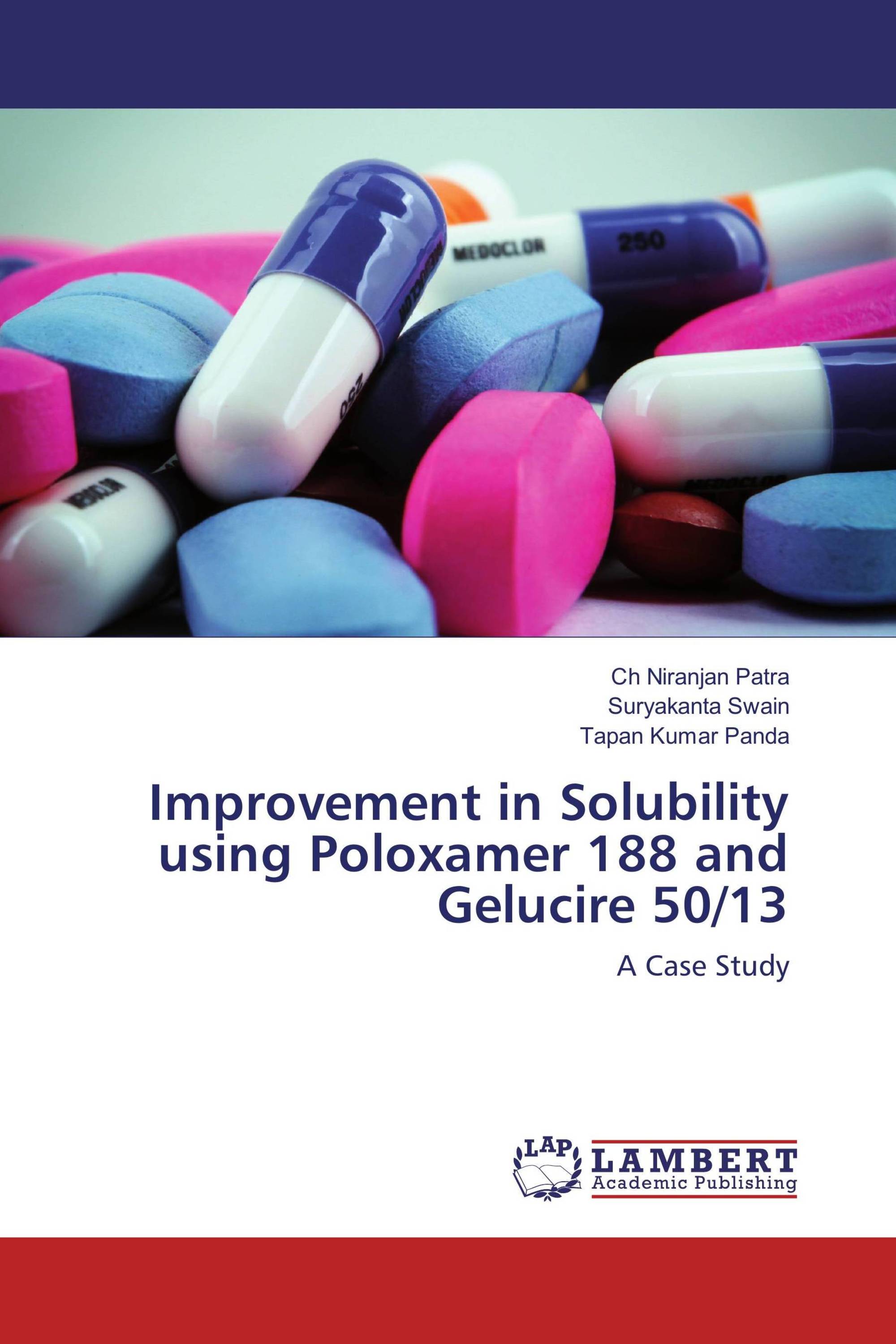 Improvement in Solubility using Poloxamer 188 and Gelucire 50/13