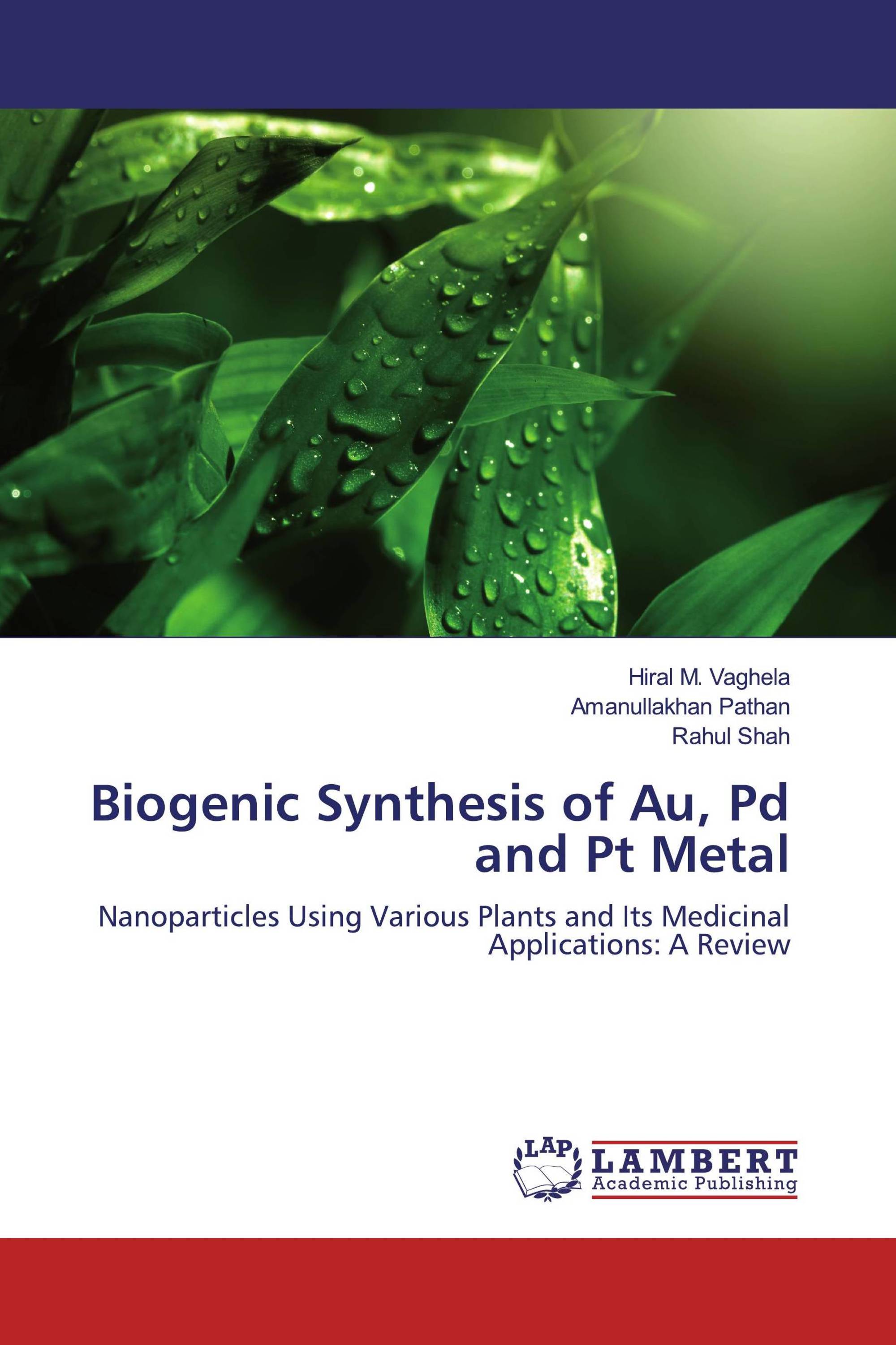 Biogenic Synthesis of Au, Pd and Pt Metal