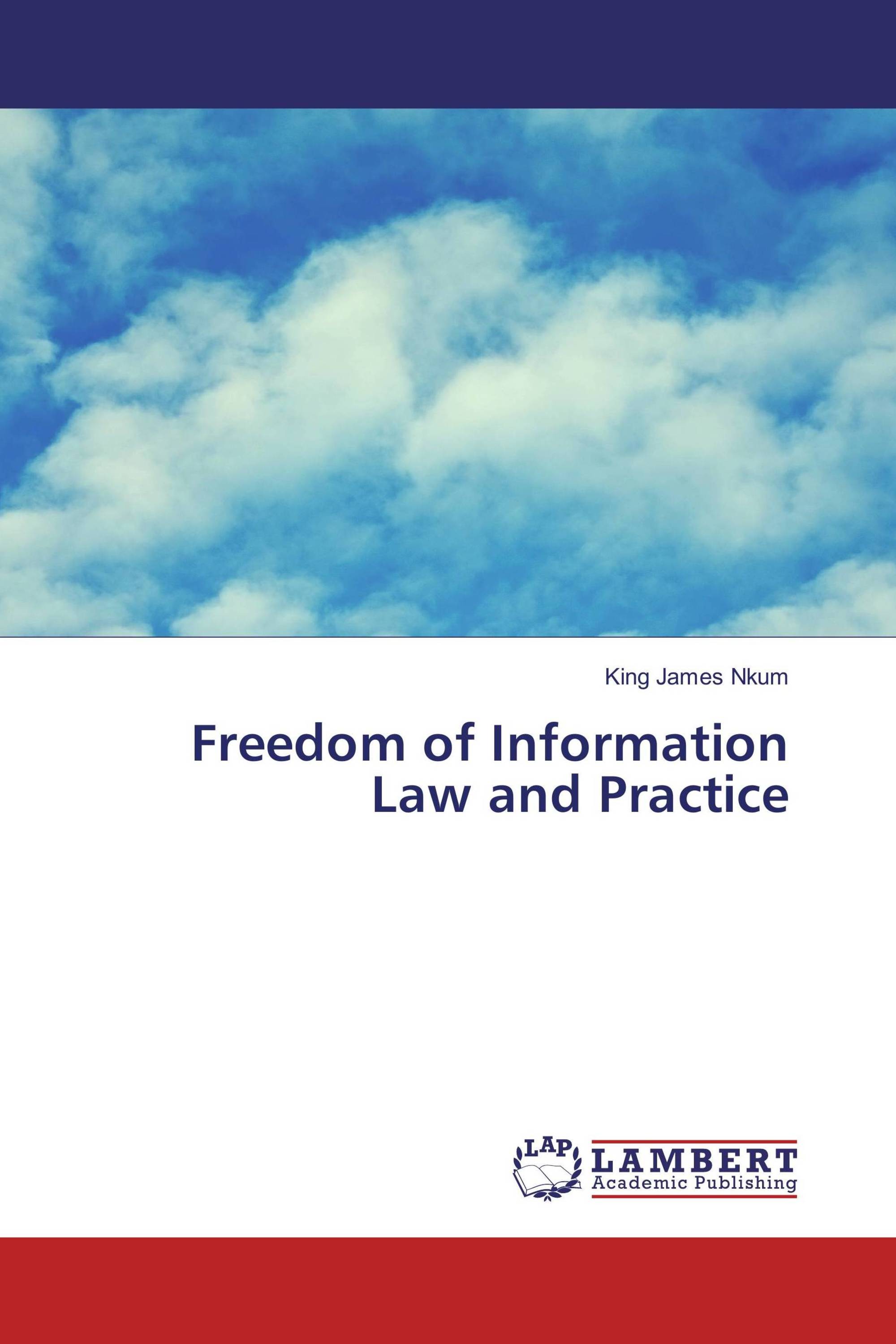 Freedom of Information Law and Practice