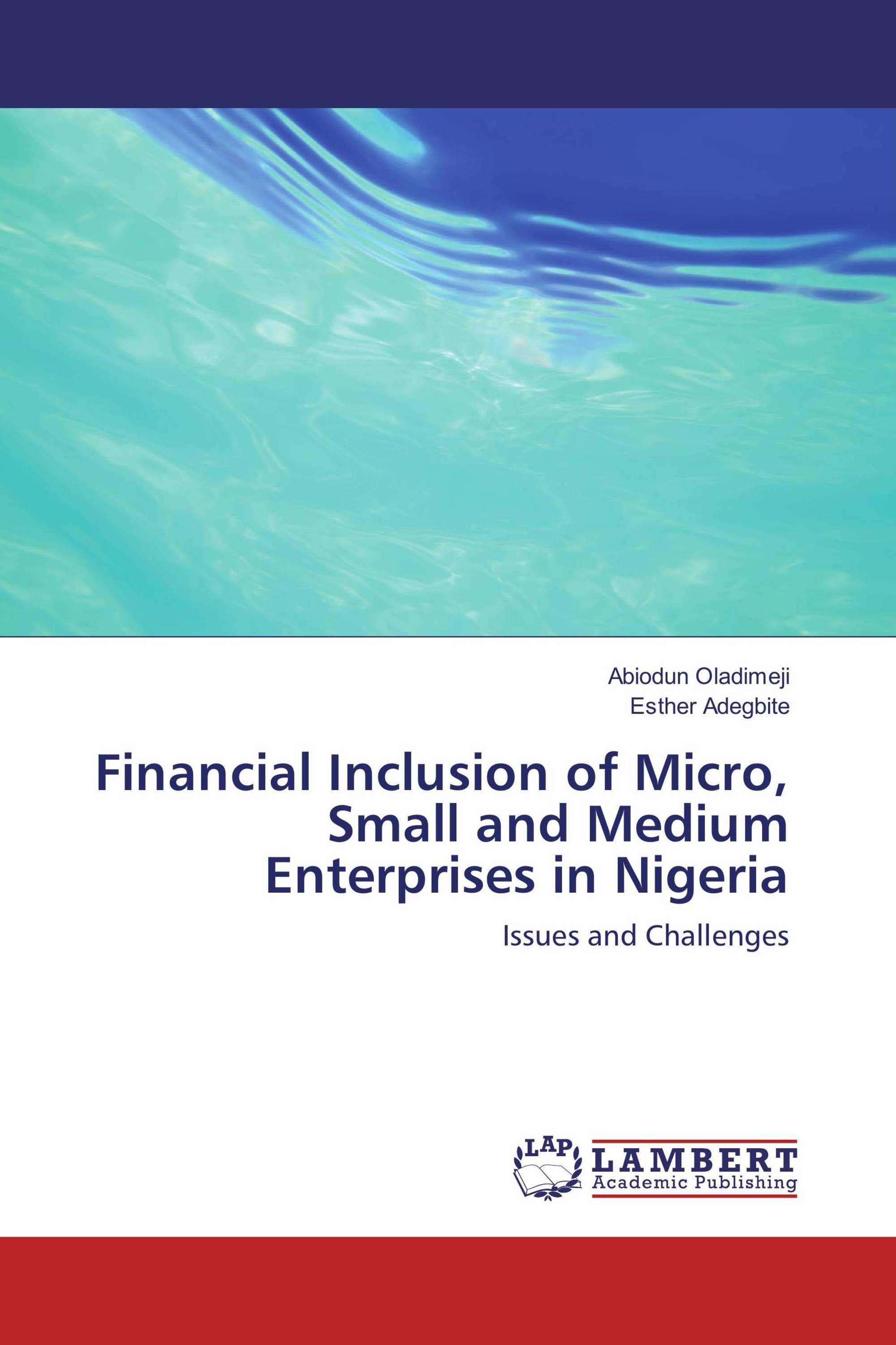 Financial Inclusion of Micro, Small and Medium Enterprises in Nigeria