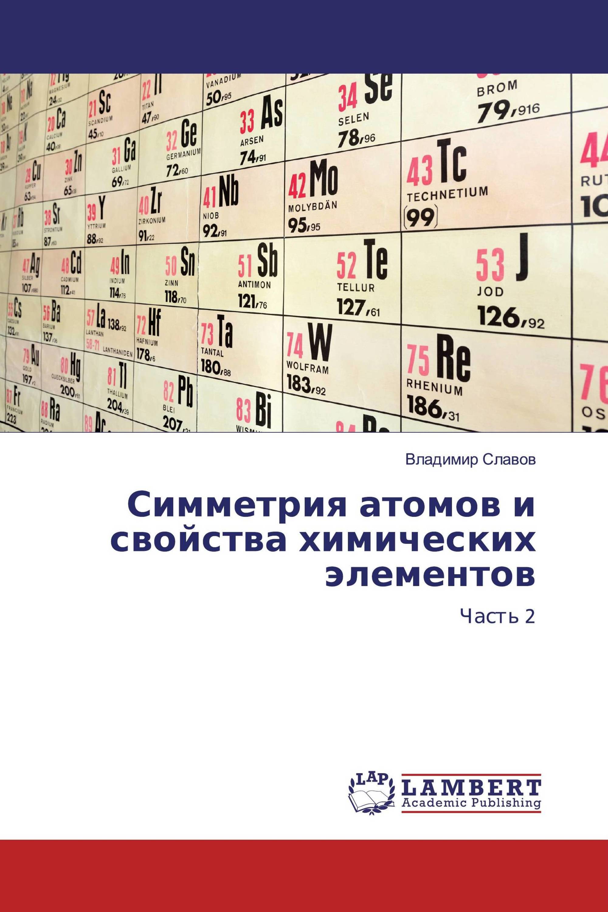 Симметрия атомов и свойства химических элементов