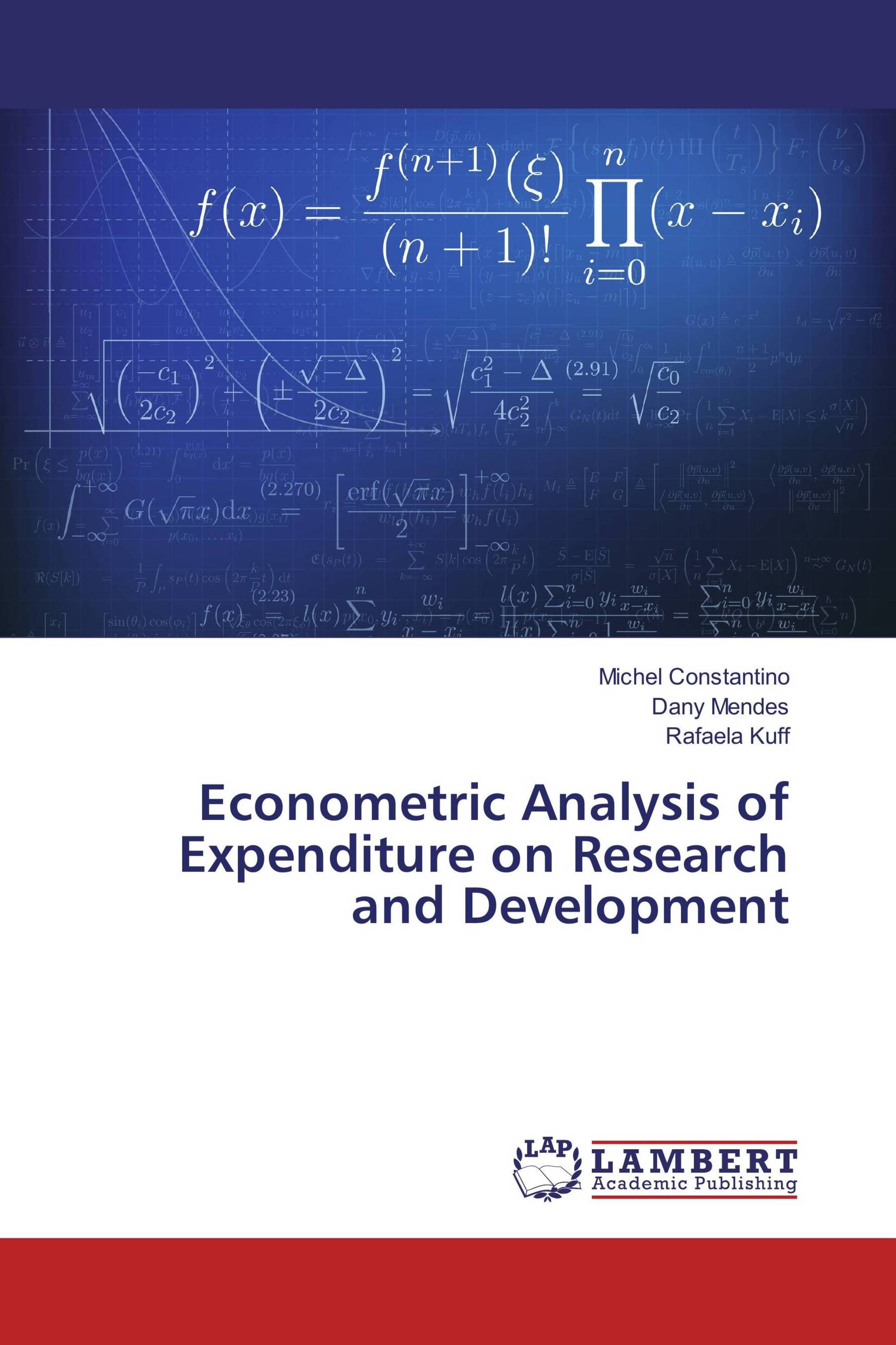 Econometric Analysis of Expenditure on Research and Development