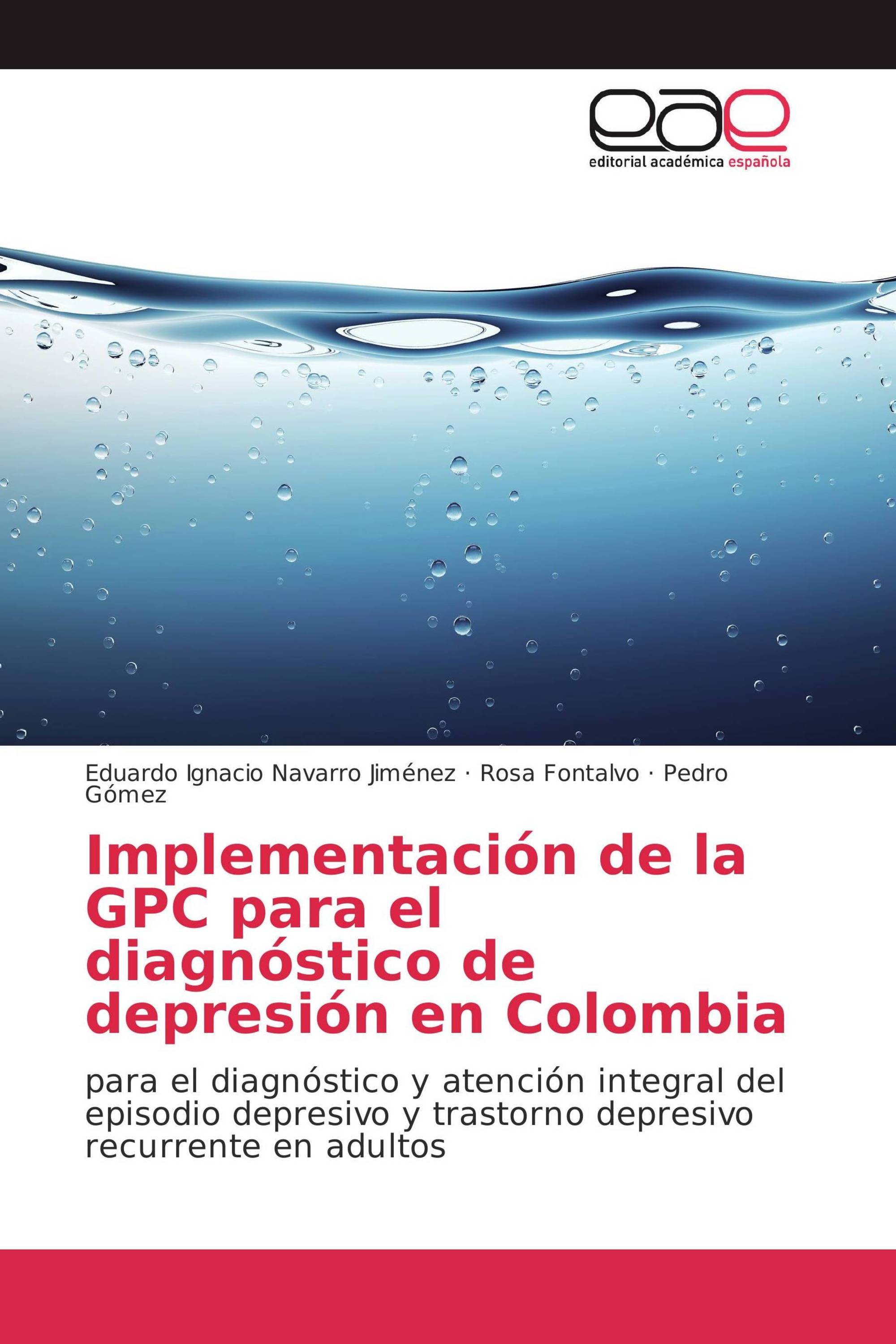 Implementación de la GPC para el diagnóstico de depresión en Colombia