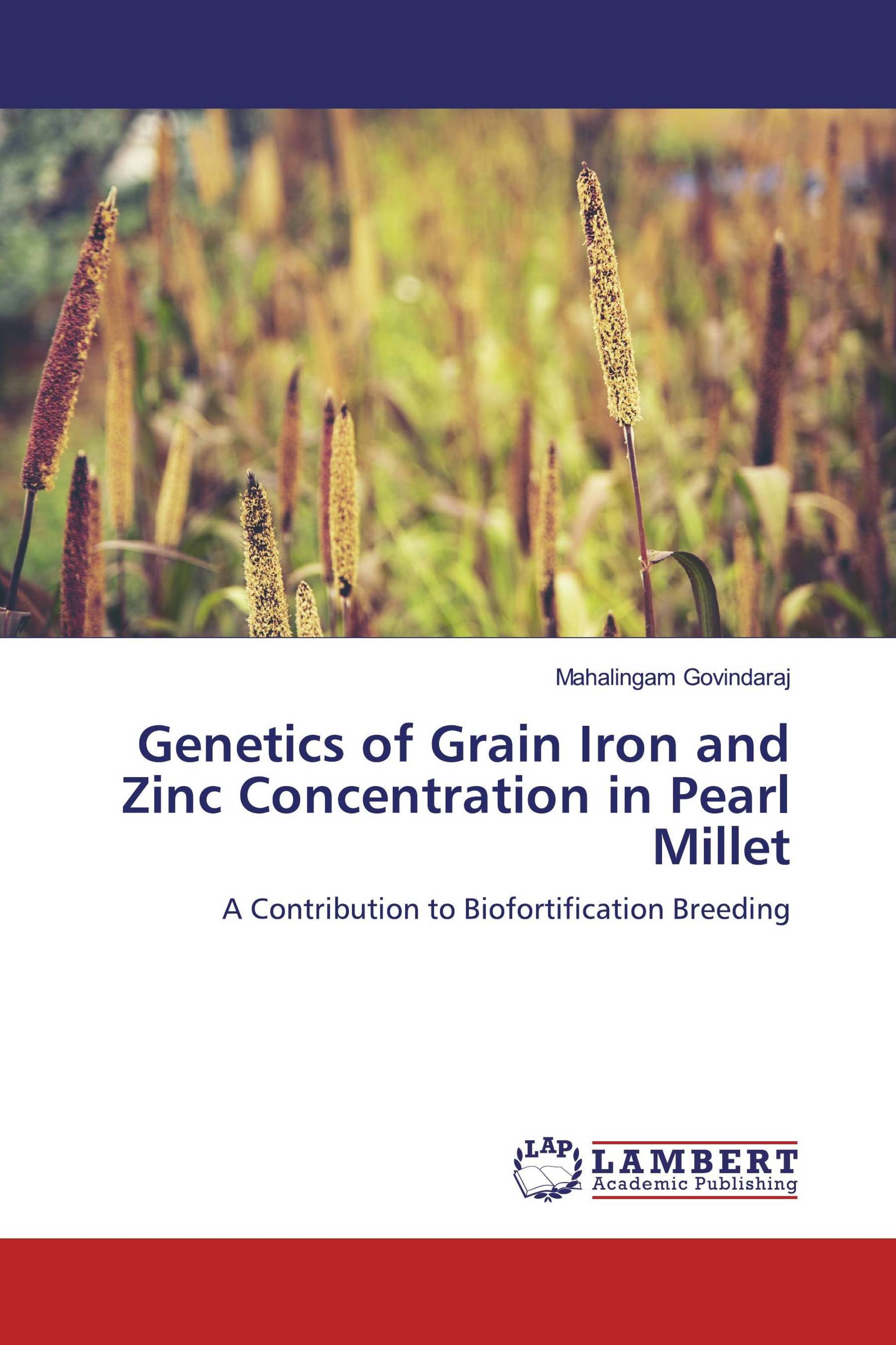 Genetics of Grain Iron and Zinc Concentration in Pearl Millet