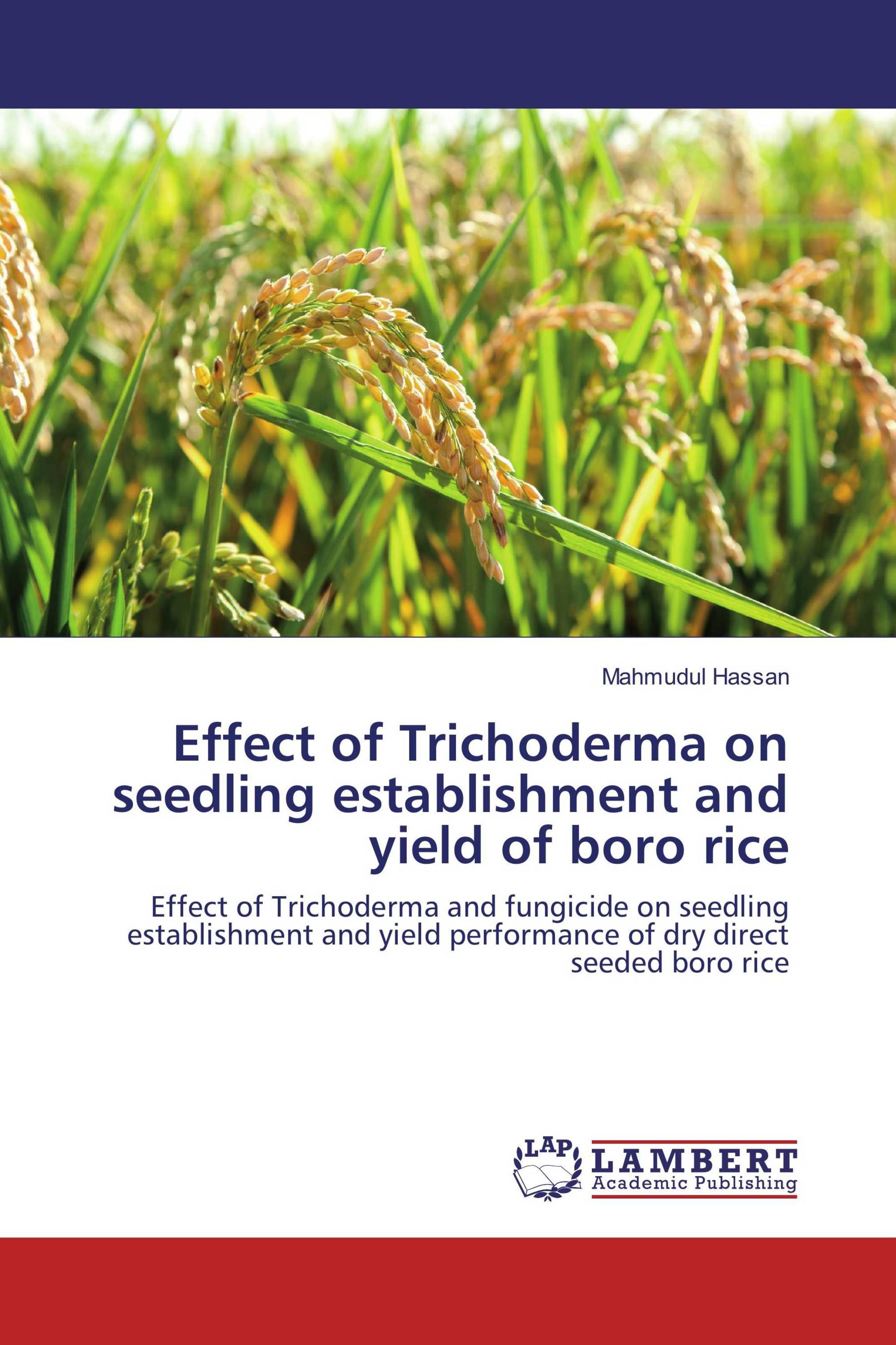 Effect of Trichoderma on seedling establishment and yield of boro rice