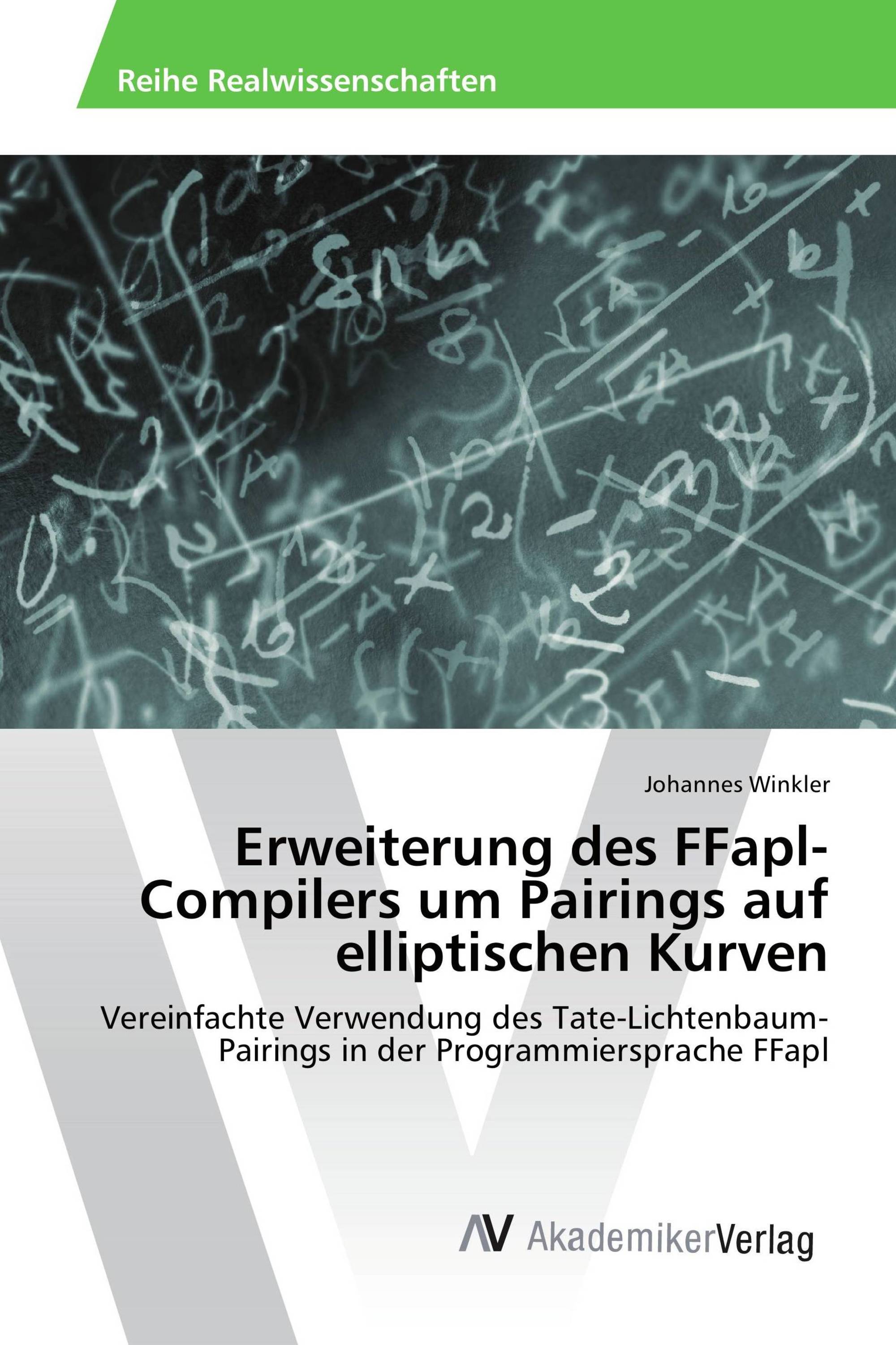 Erweiterung des FFapl-Compilers um Pairings auf elliptischen Kurven