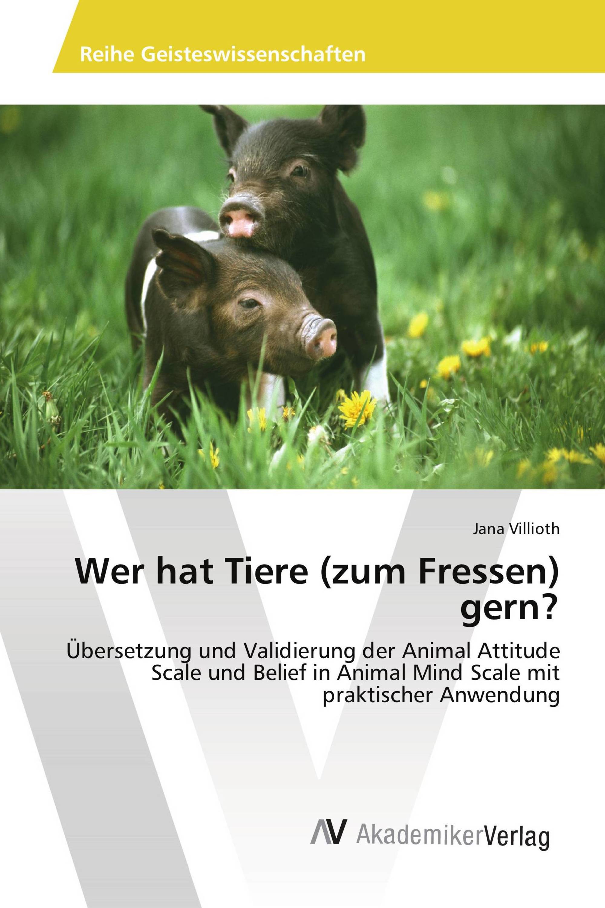 Wer hat Tiere (zum Fressen) gern?