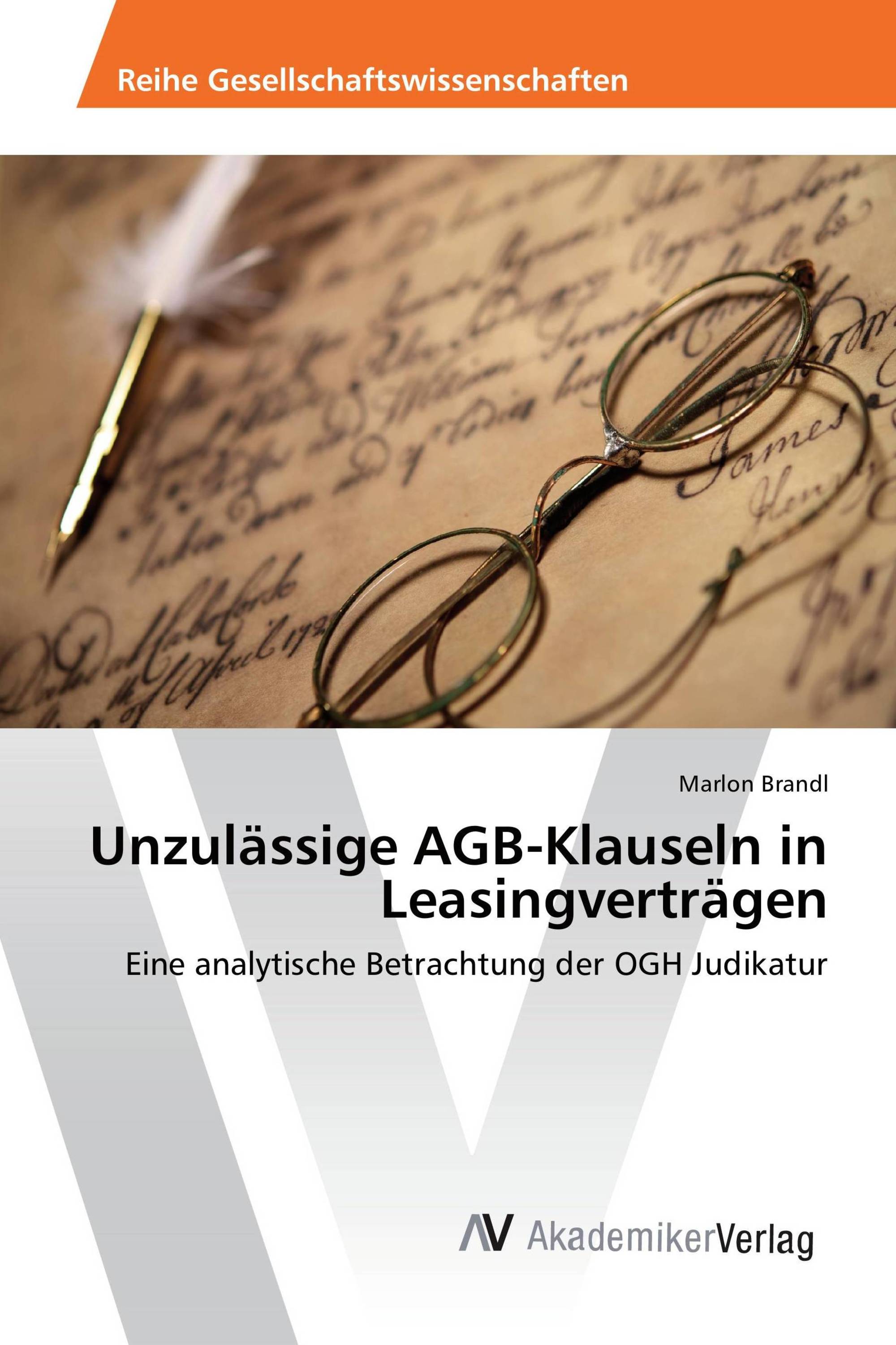 Unzulässige AGB-Klauseln in Leasingverträgen