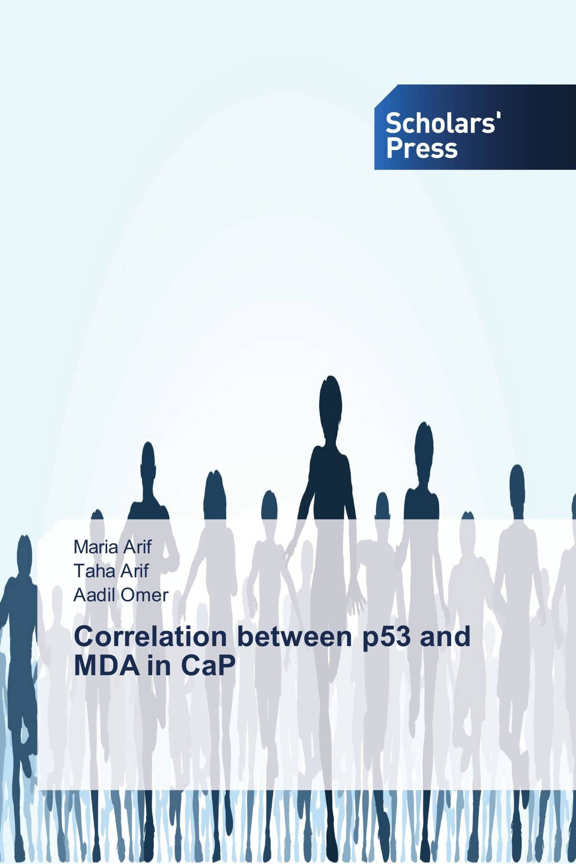 Correlation between p53 and MDA in CaP