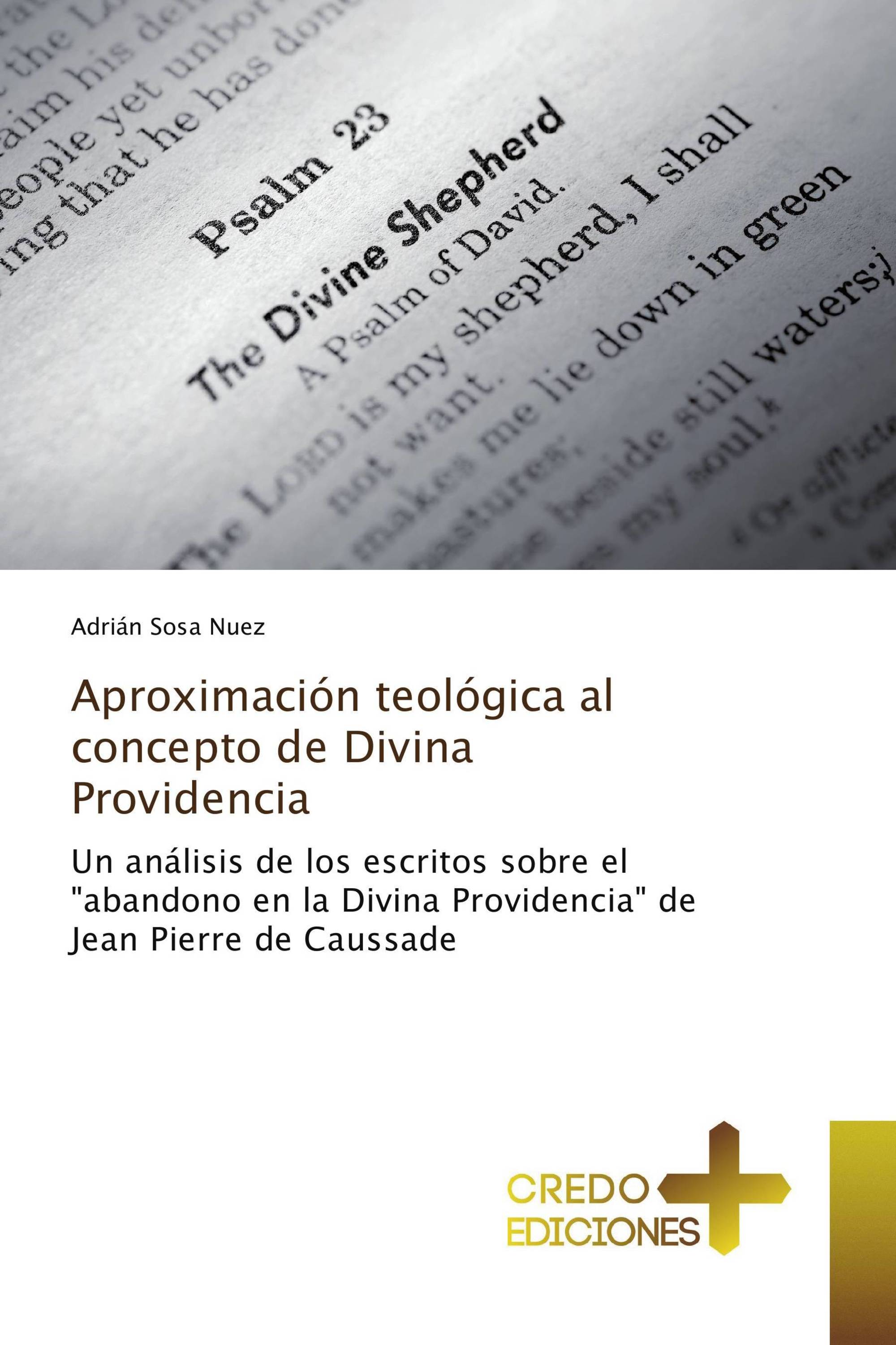 Aproximación teológica al concepto de Divina Providencia