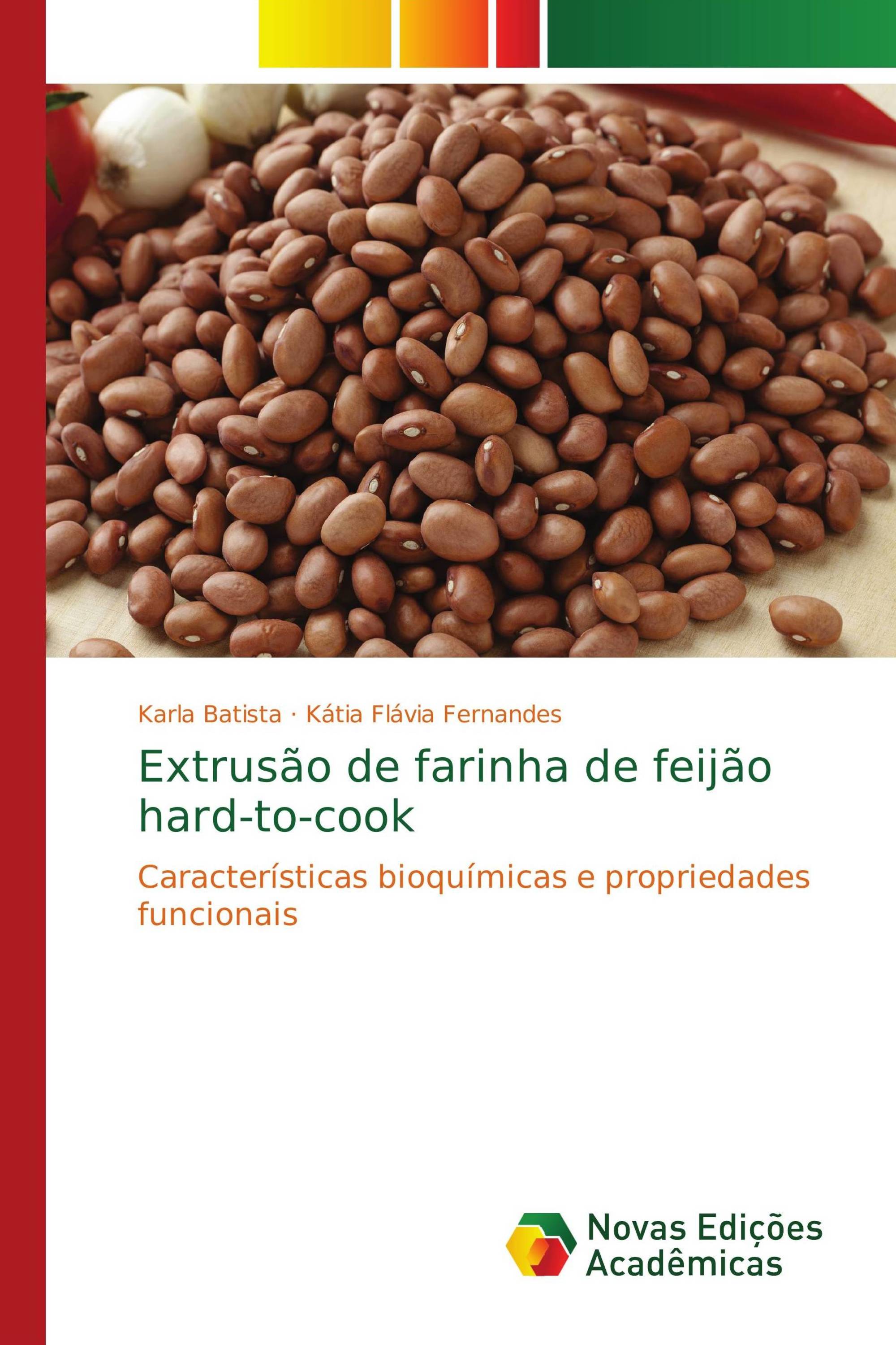 Extrusão de farinha de feijão hard-to-cook