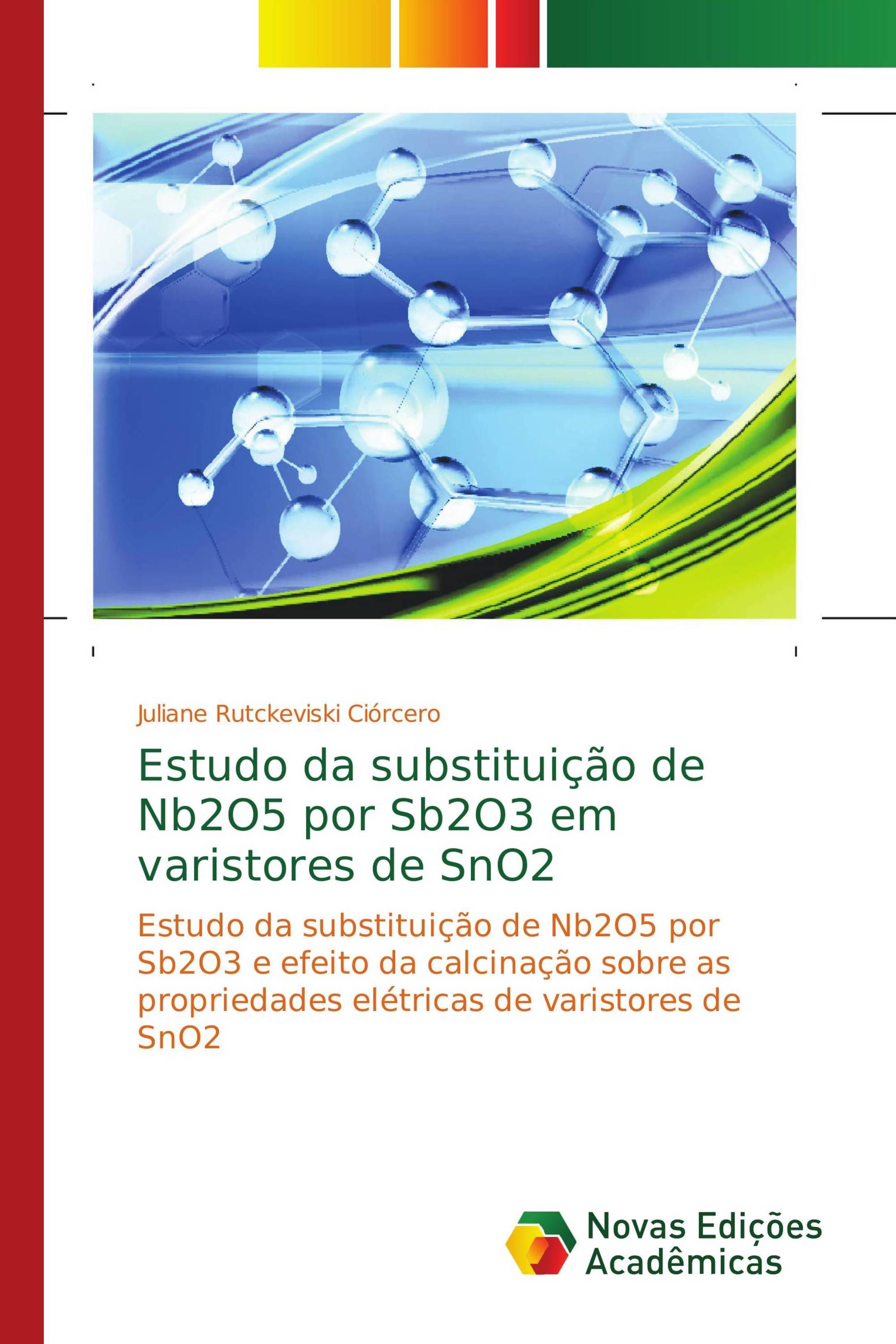 Estudo da substituição de Nb2O5 por Sb2O3 em varistores de SnO2