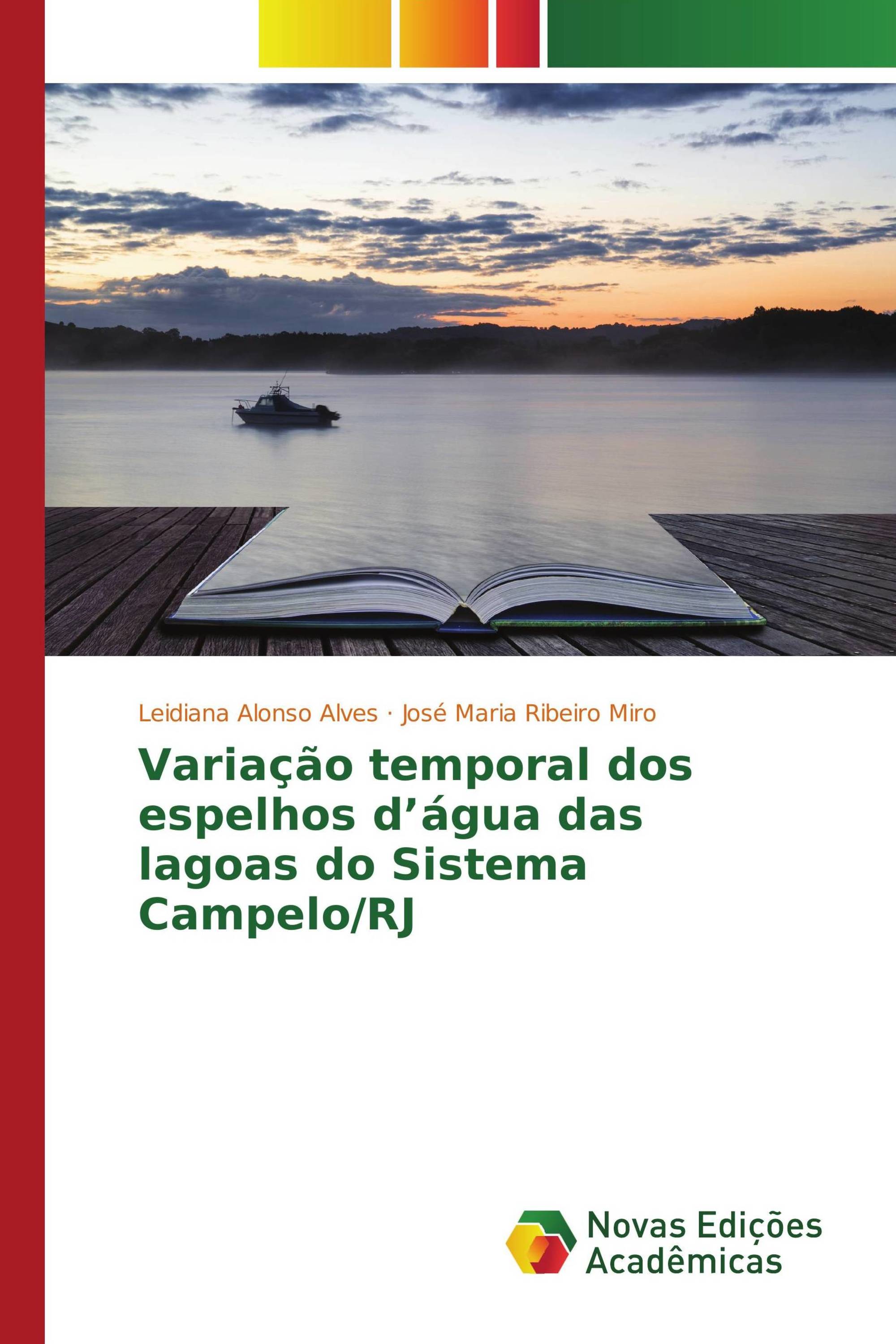 Variação temporal dos espelhos d’água das lagoas do Sistema Campelo/RJ