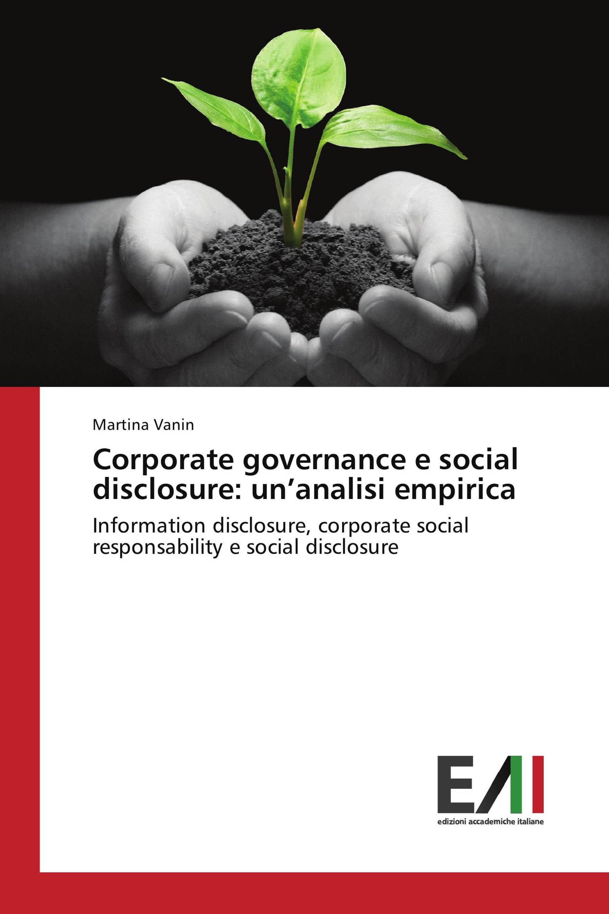 Corporate governance e social disclosure: un’analisi empirica