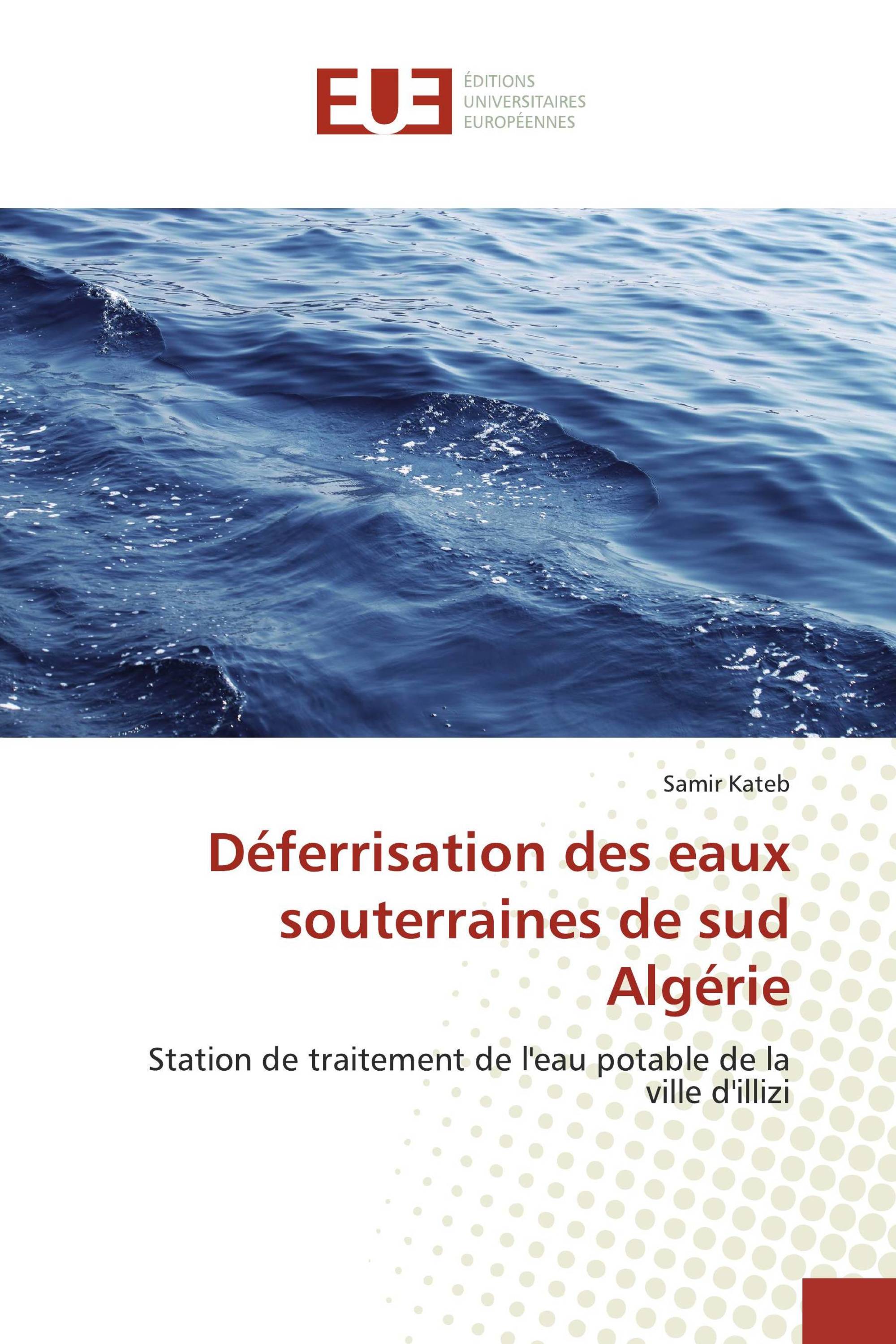 Déferrisation des eaux souterraines de sud Algérie