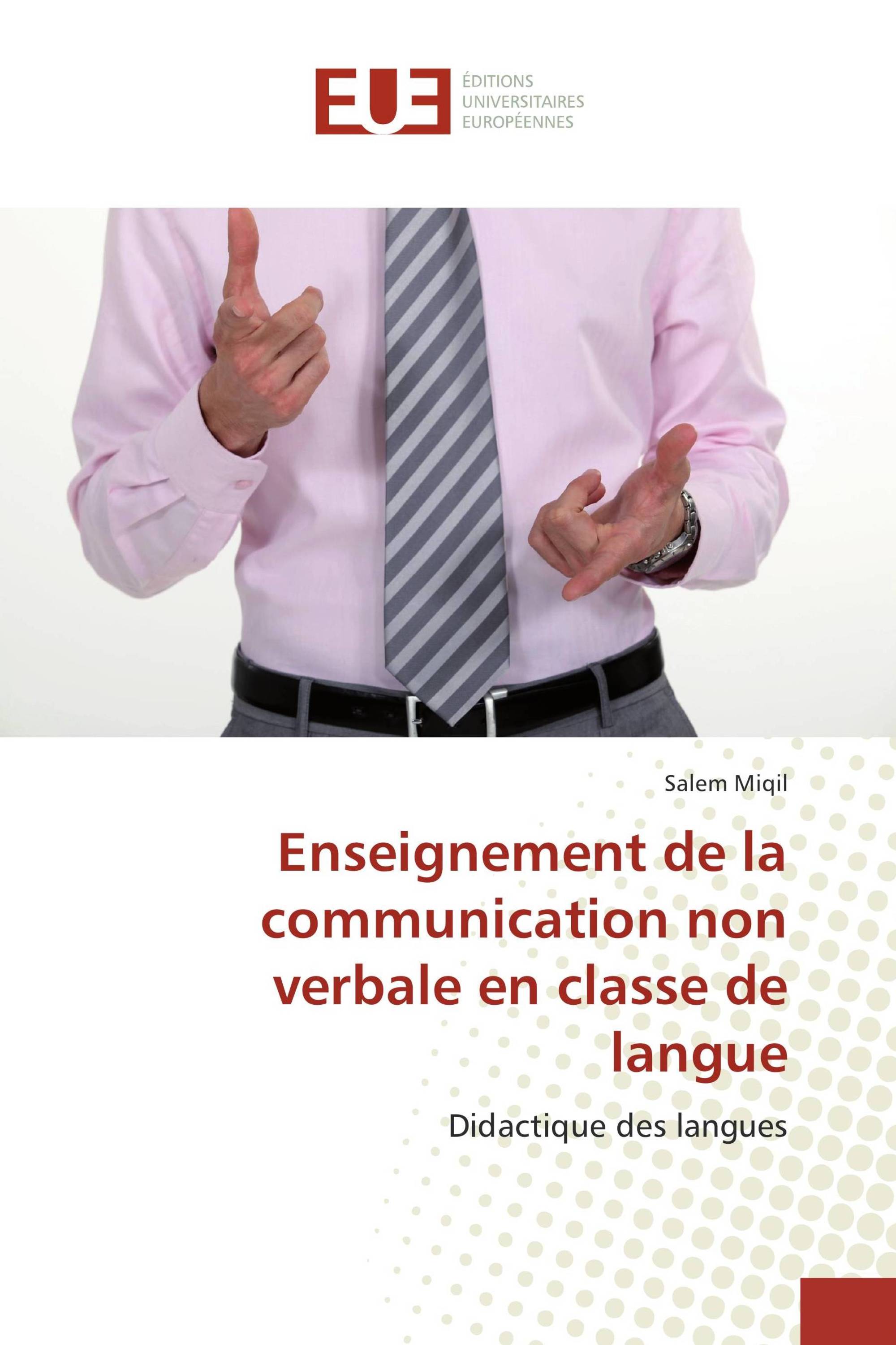 Enseignement de la communication non verbale en classe de langue