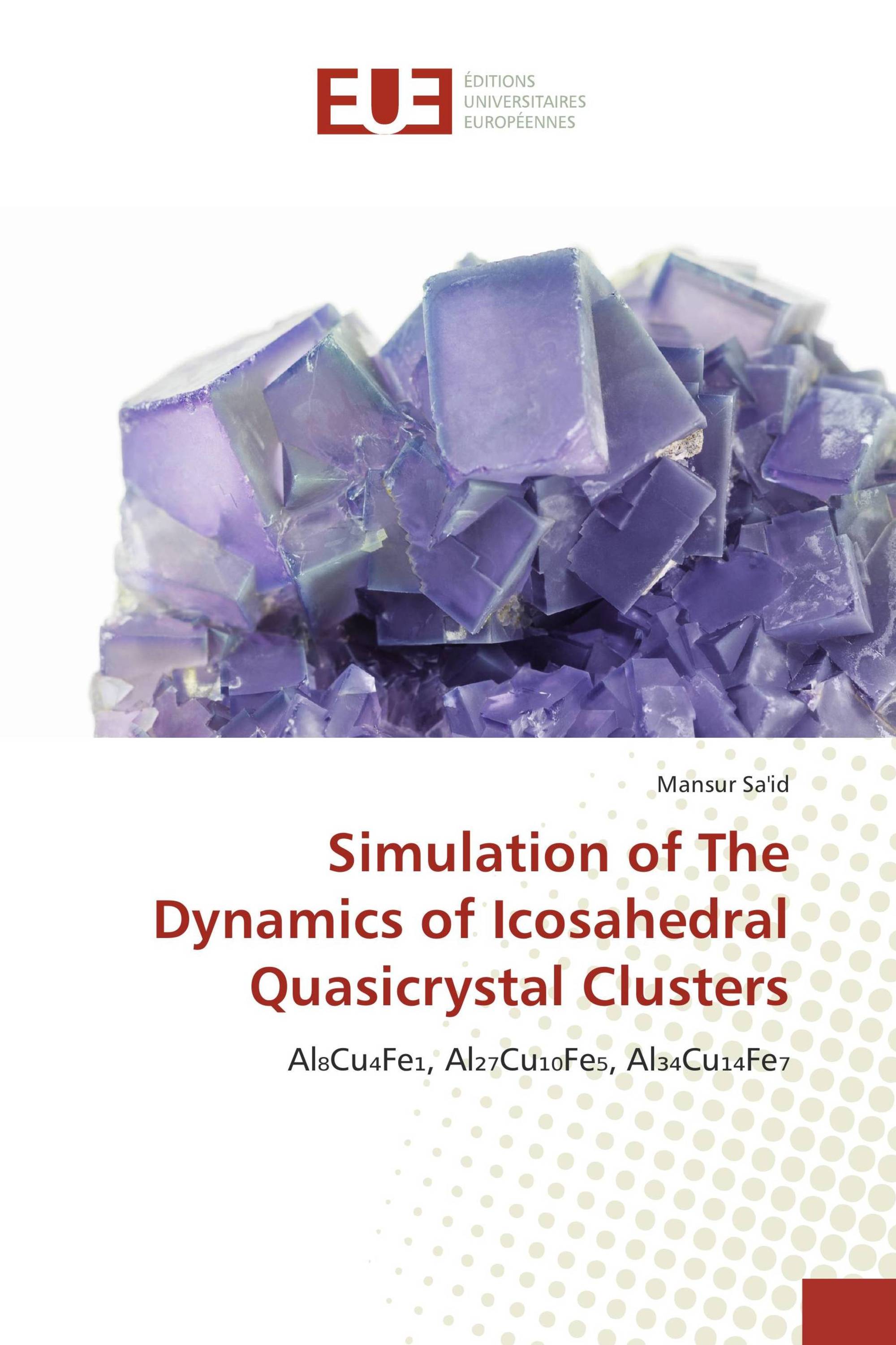 Simulation of The Dynamics of Icosahedral Quasicrystal Clusters