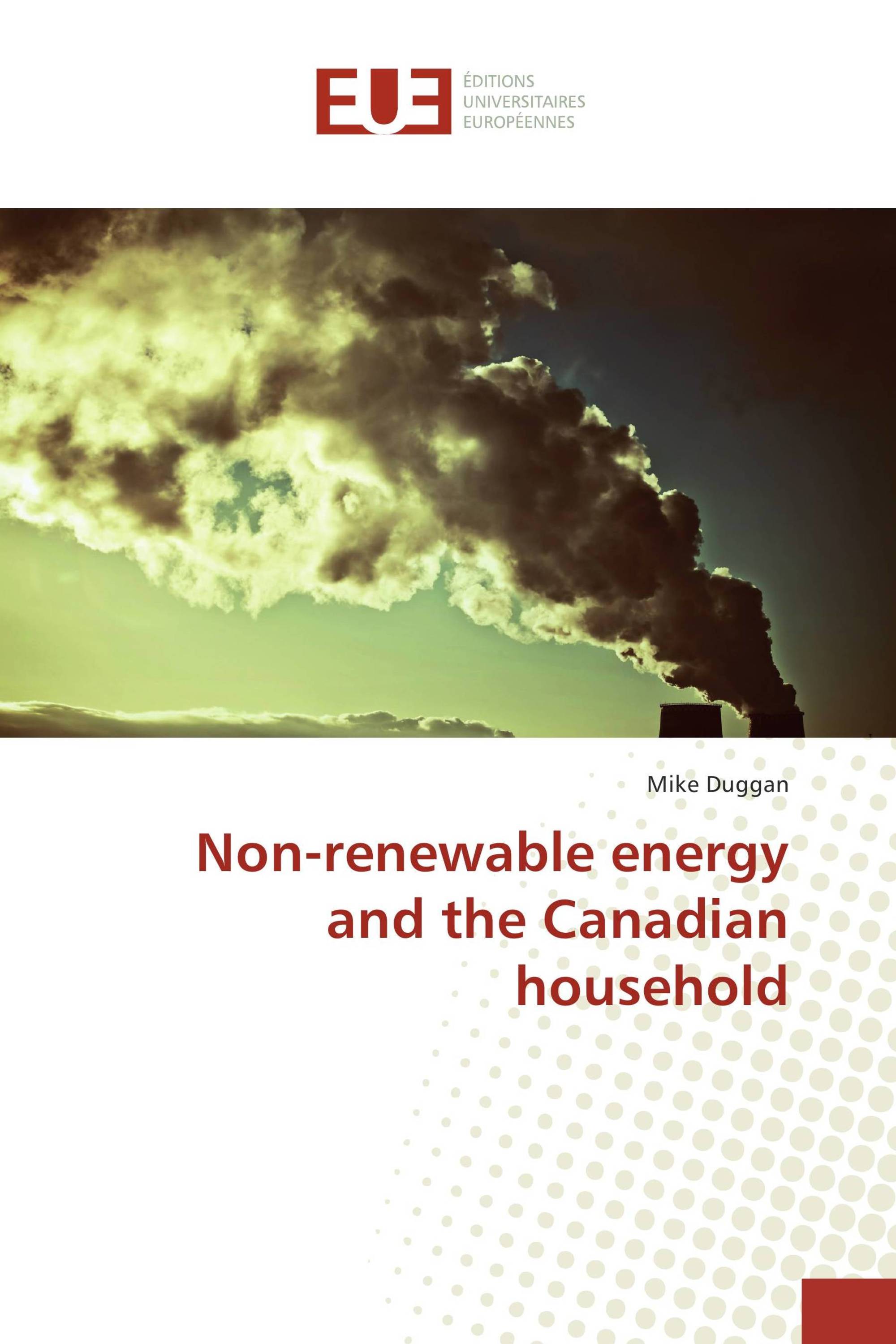 Non-renewable energy and the Canadian household