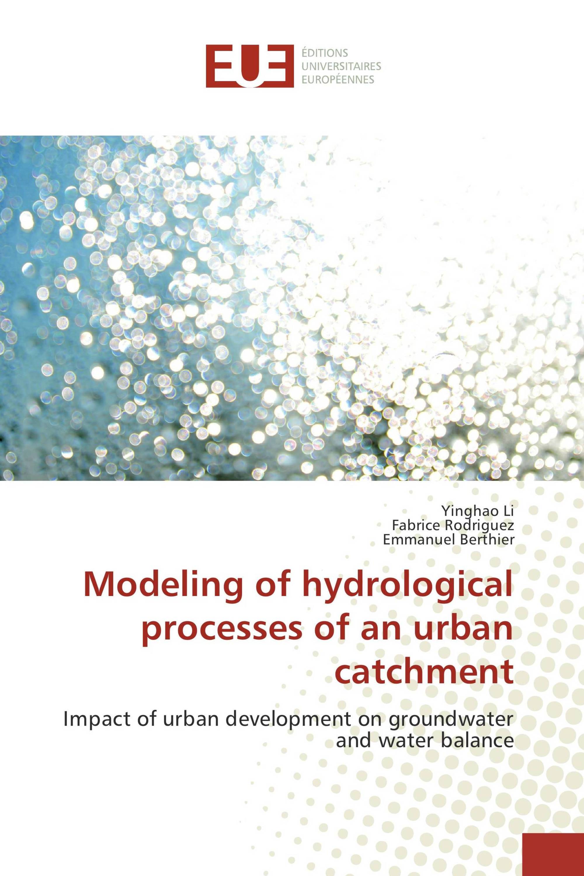 Modeling of hydrological processes of an urban catchment