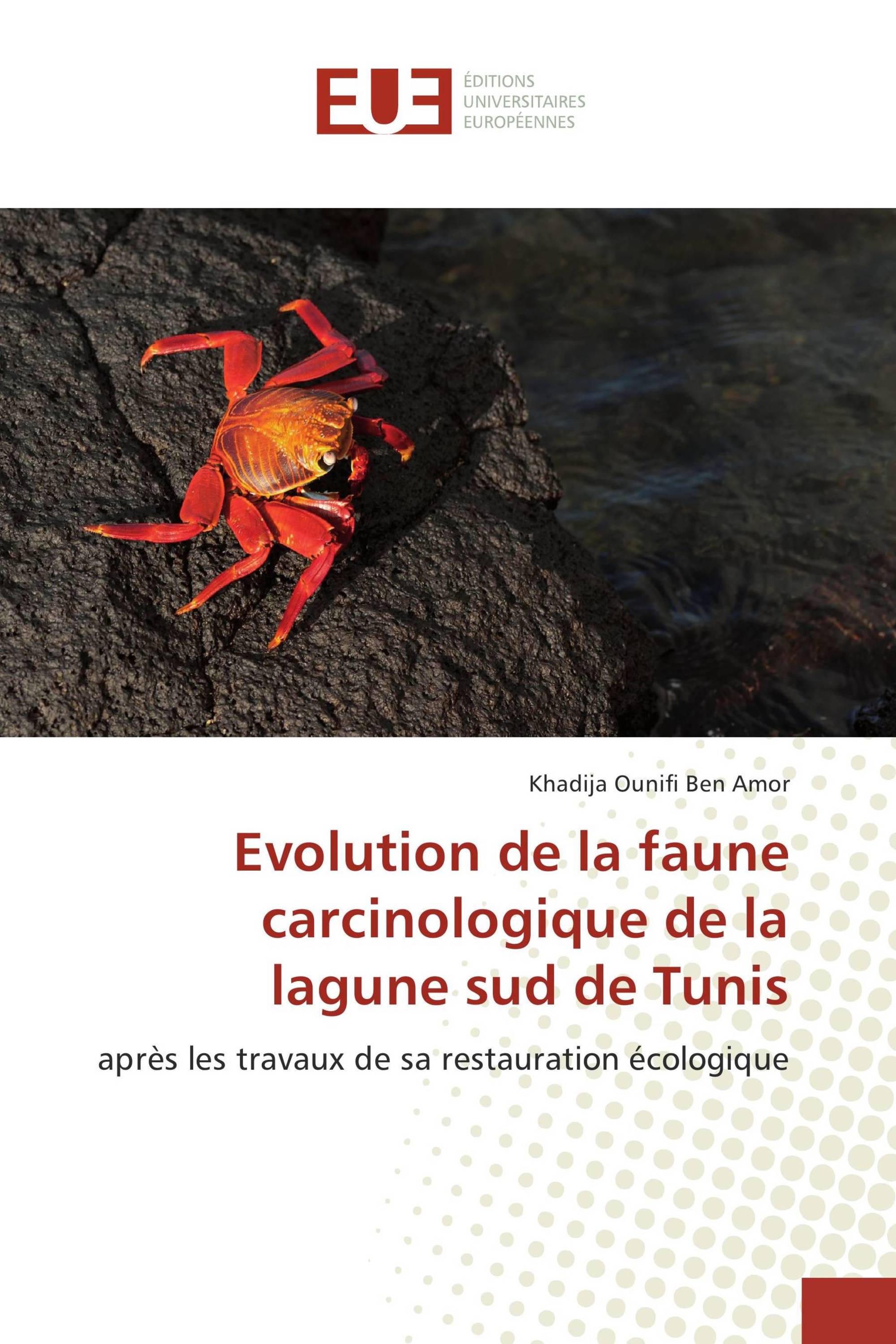 Evolution de la faune carcinologique de la lagune sud de Tunis