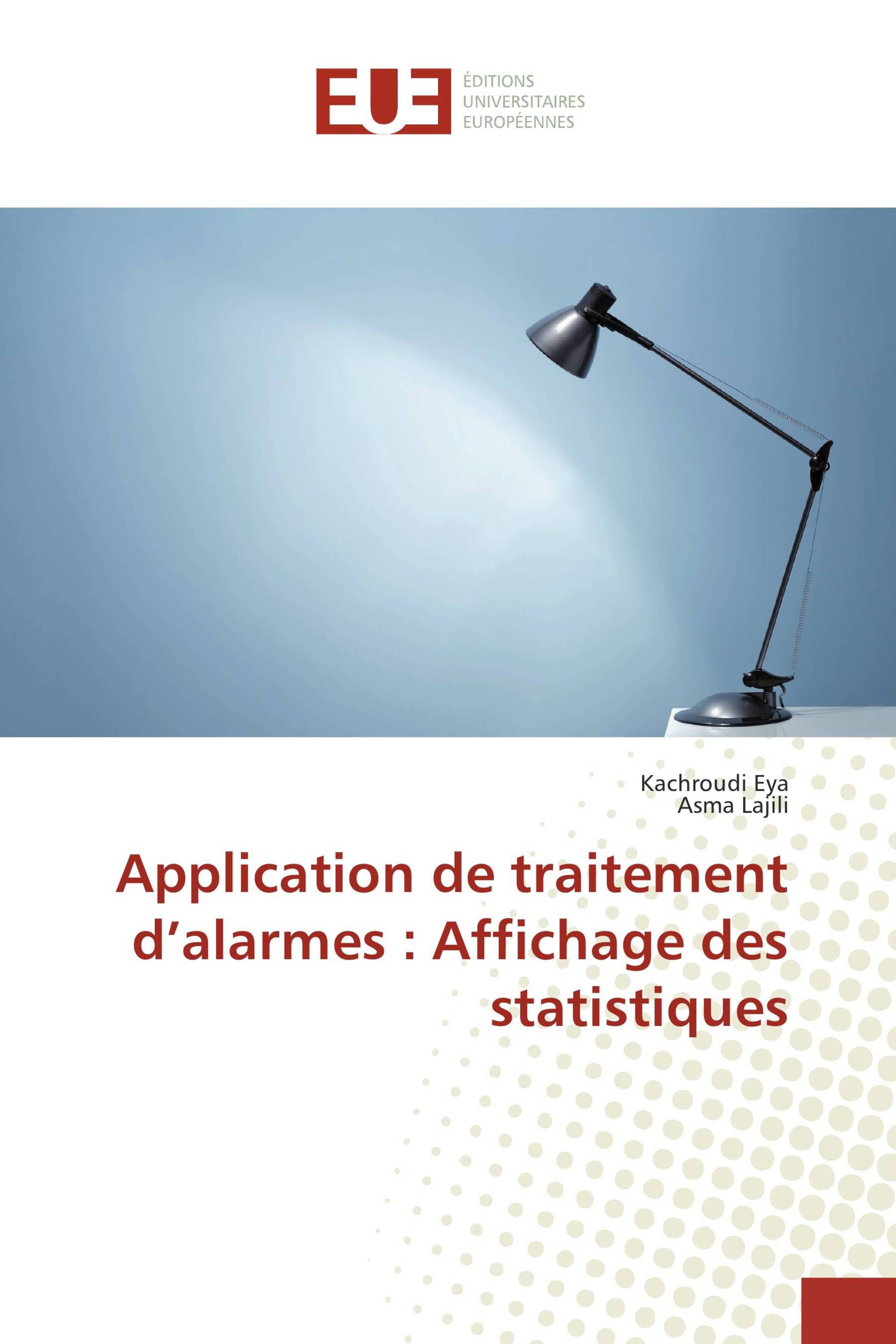 Application de traitement d’alarmes : Affichage des statistiques