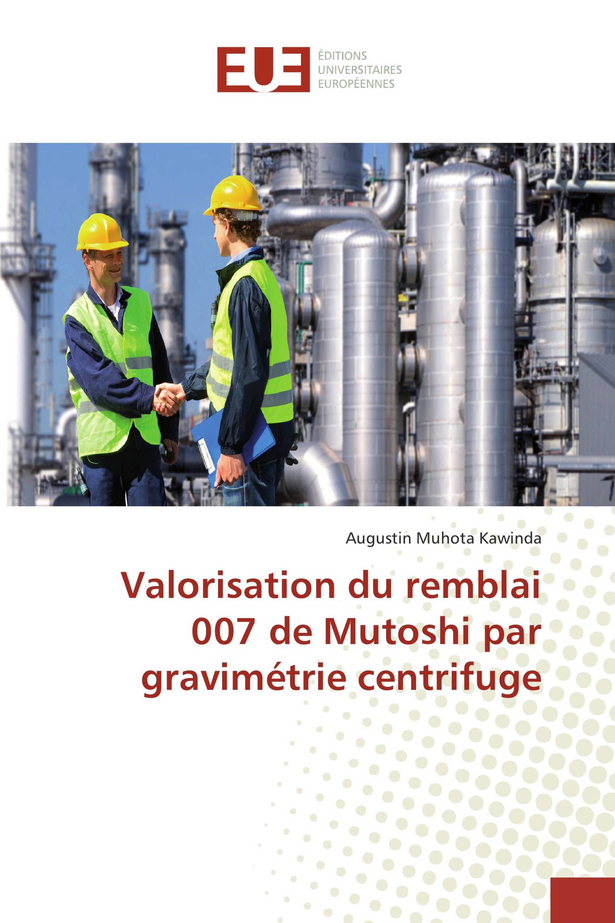 Valorisation du remblai 007 de Mutoshi par gravimétrie centrifuge