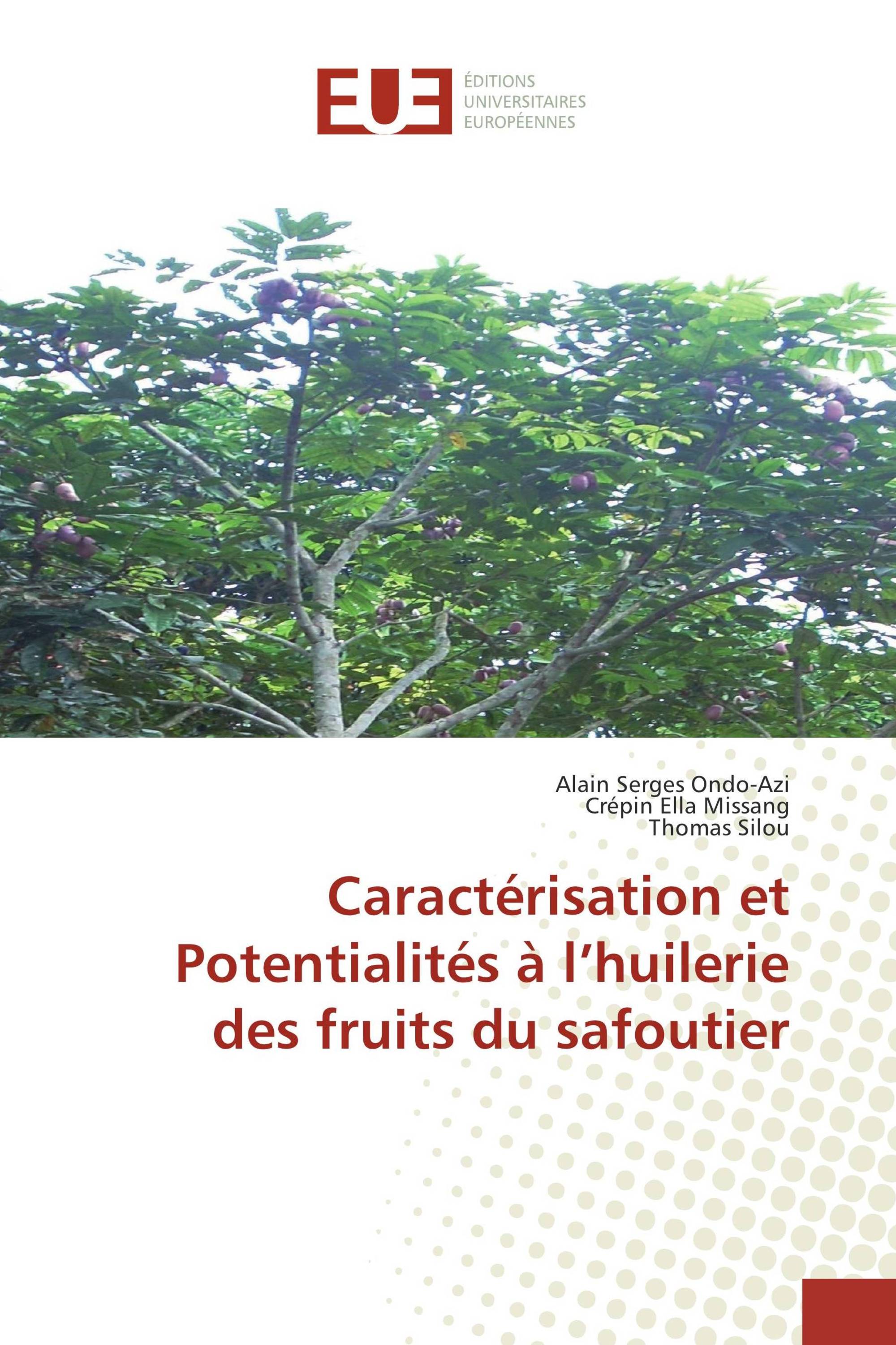 Caractérisation et Potentialités à l’huilerie des fruits du safoutier