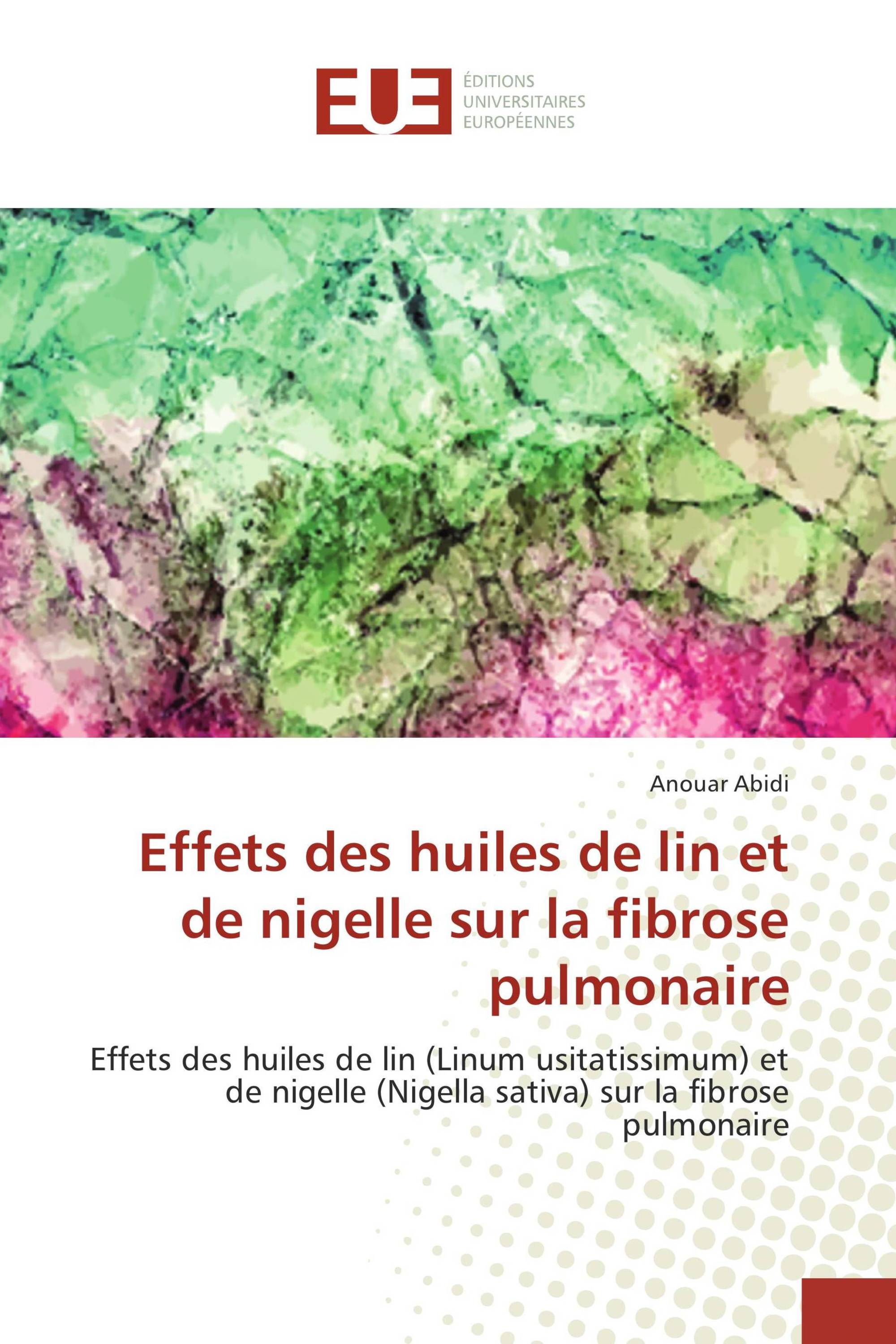 Effets des huiles de lin et de nigelle sur la fibrose pulmonaire