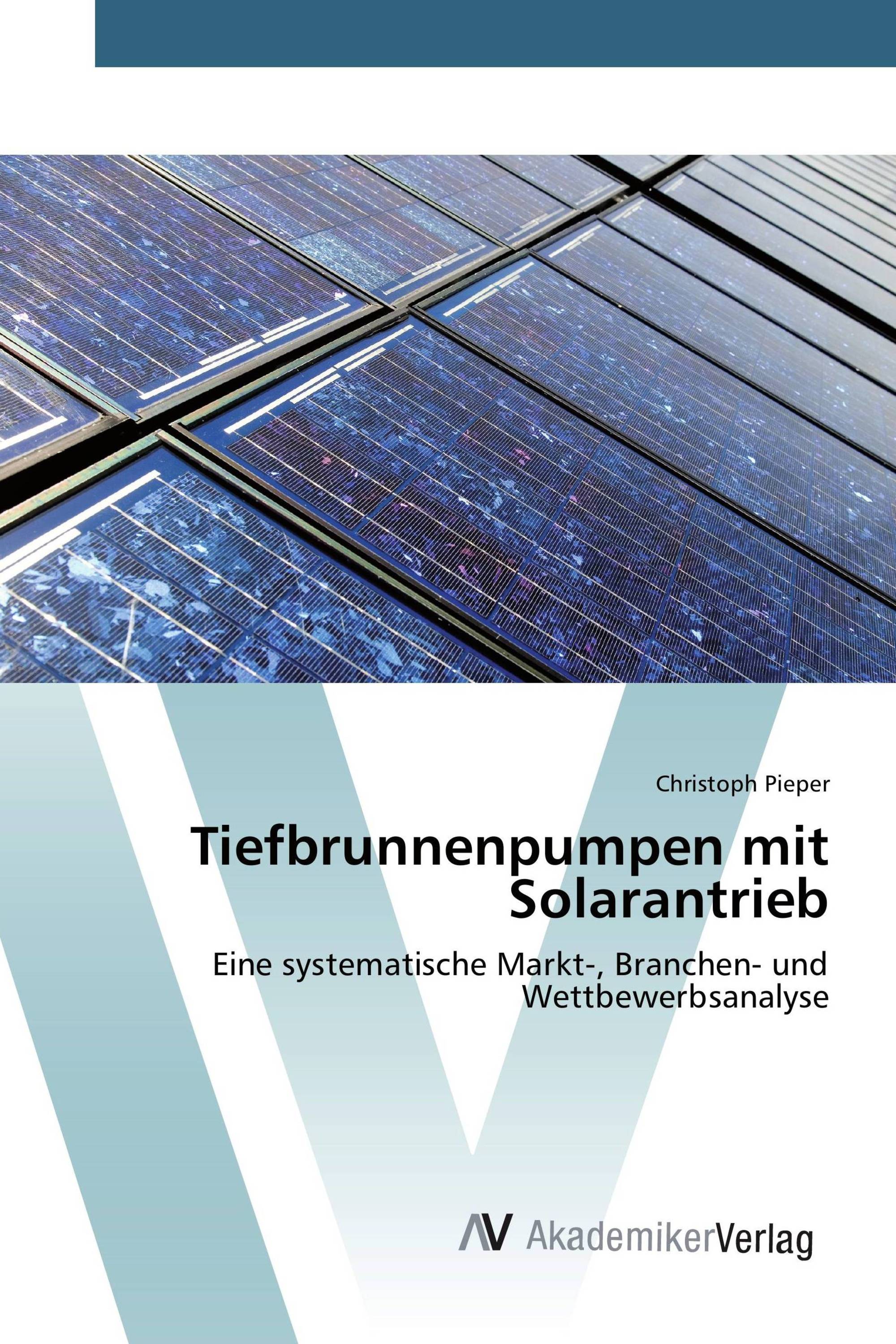 Tiefbrunnenpumpen mit Solarantrieb