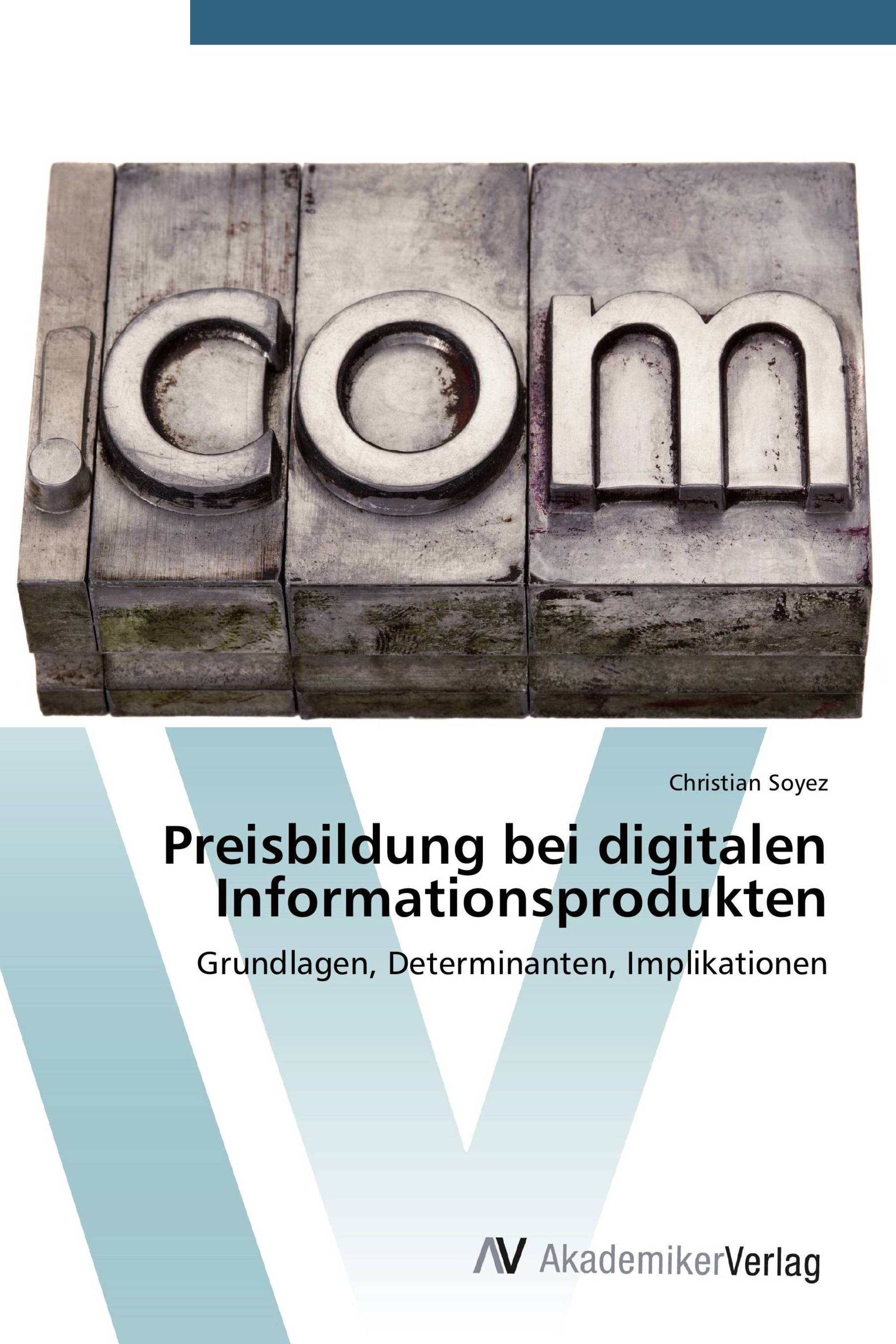 Preisbildung bei digitalen Informationsprodukten