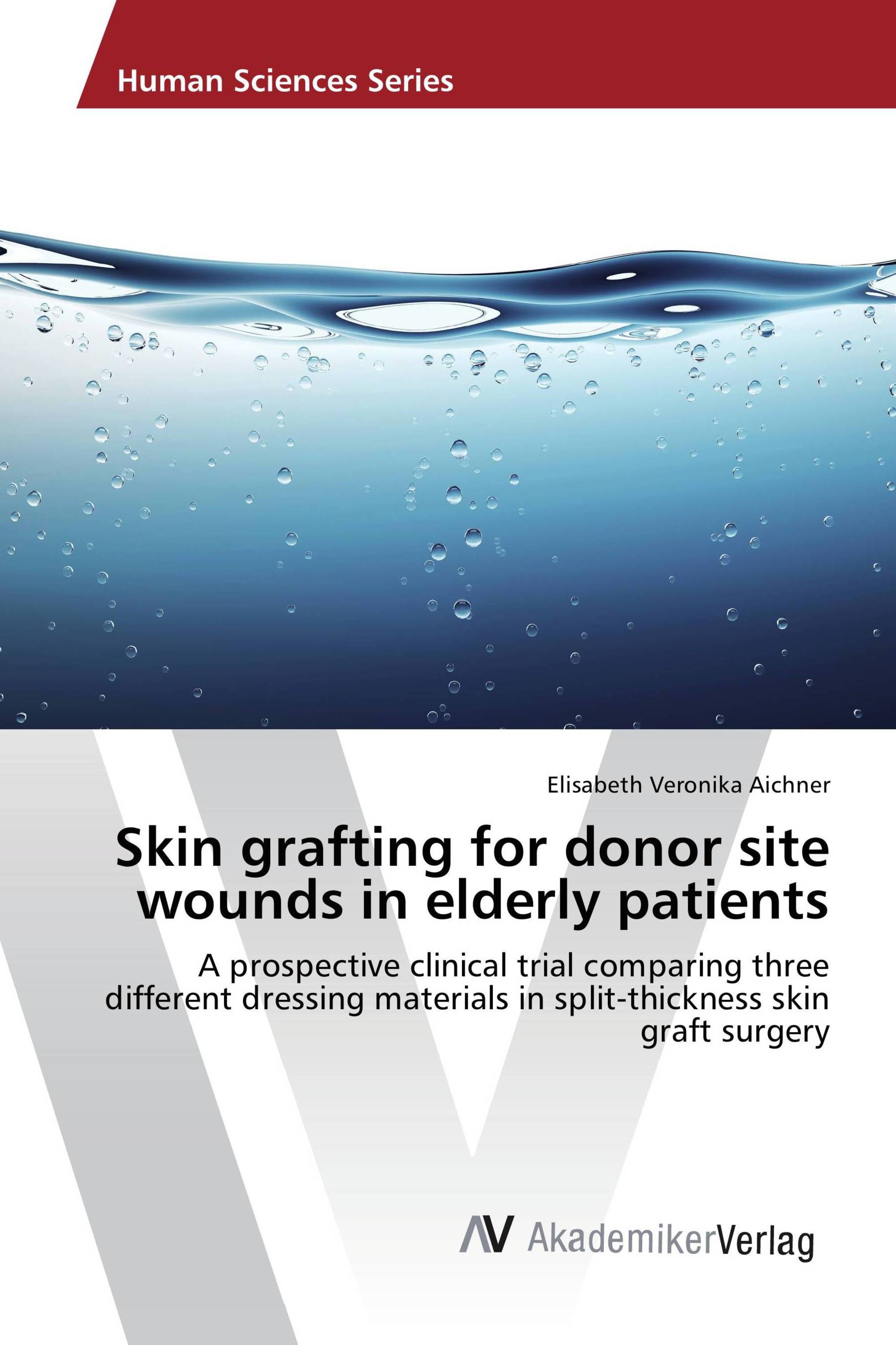 Skin grafting for donor site wounds in elderly patients