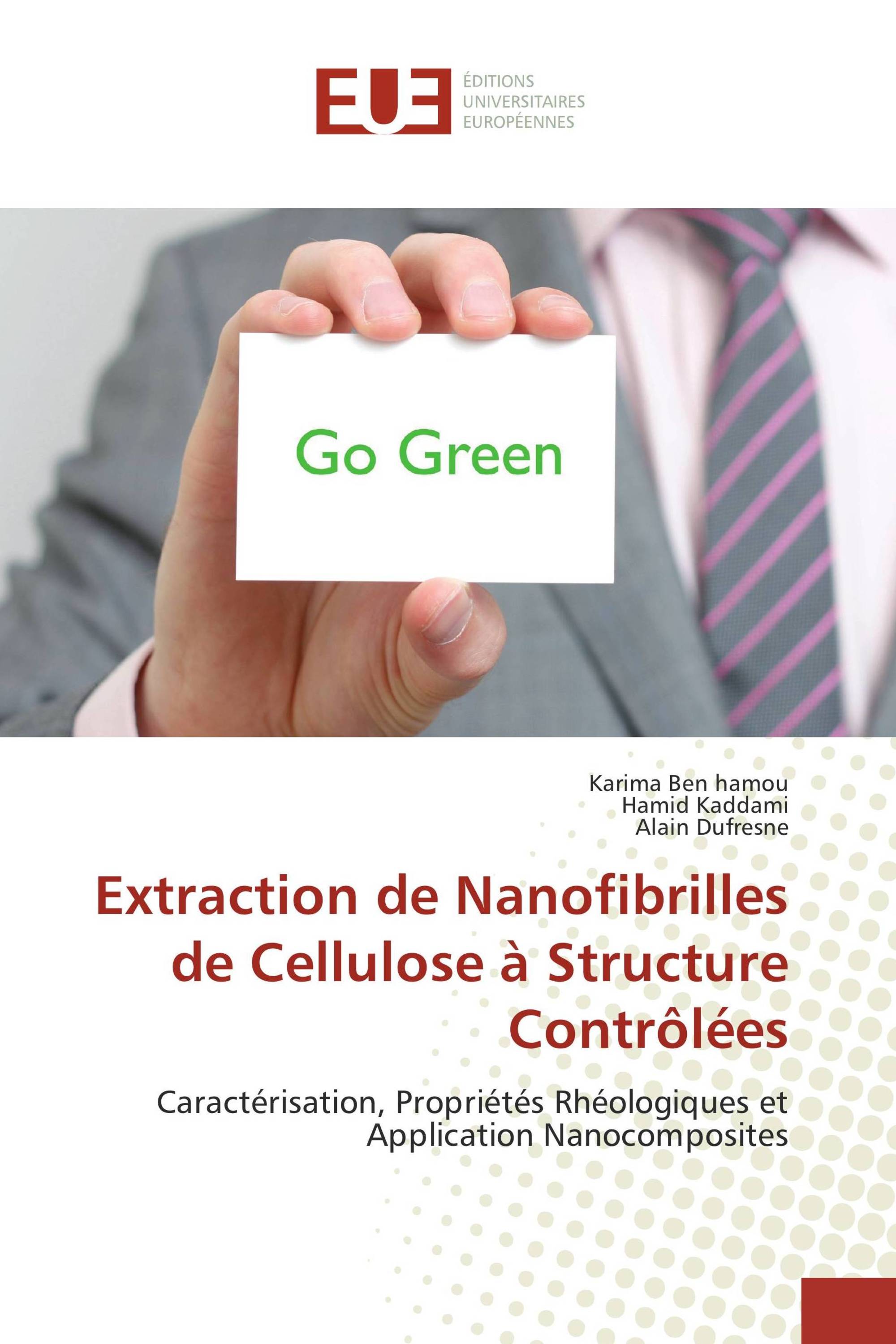 Extraction de Nanofibrilles de Cellulose à Structure Contrôlées