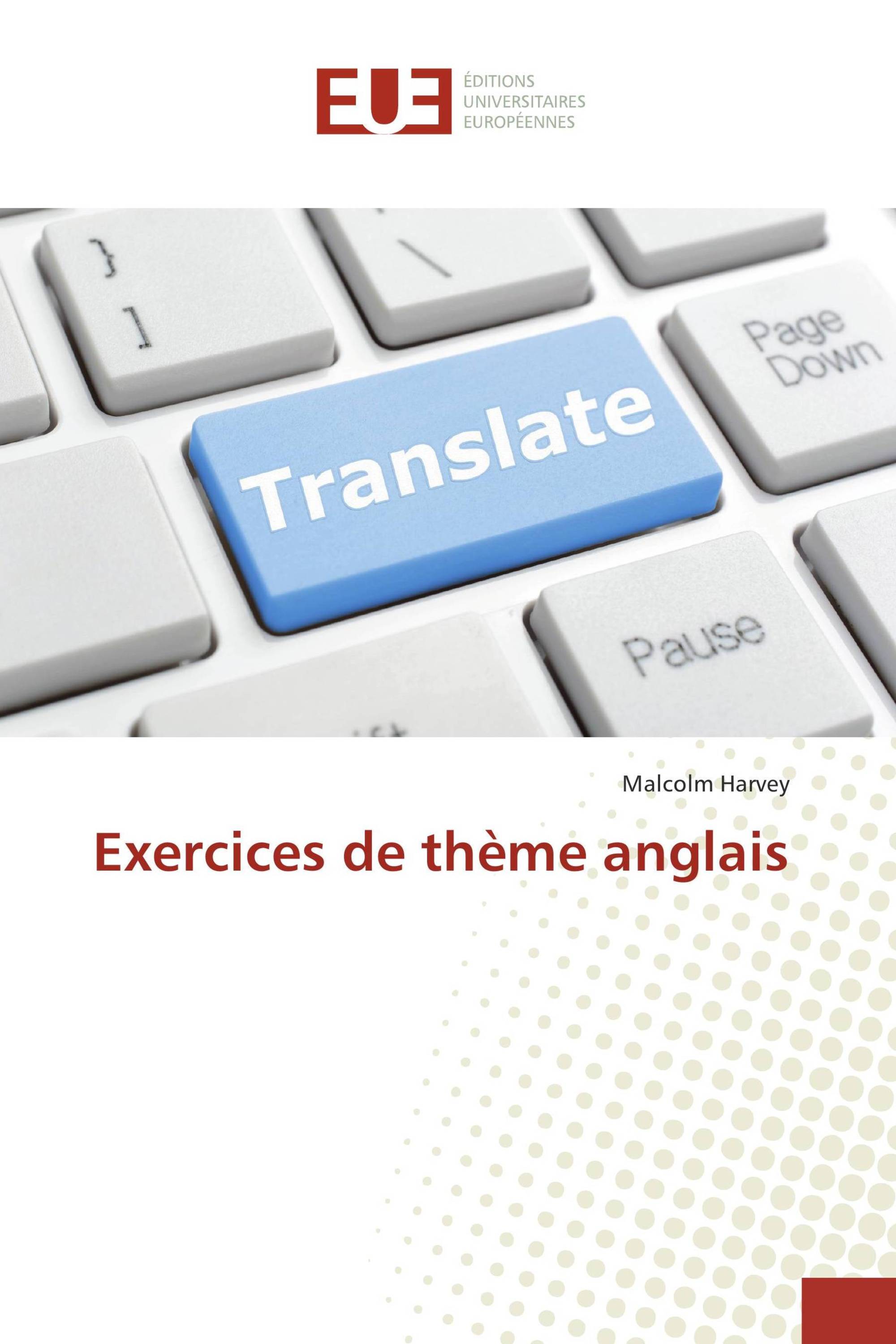 Exercices de thème anglais