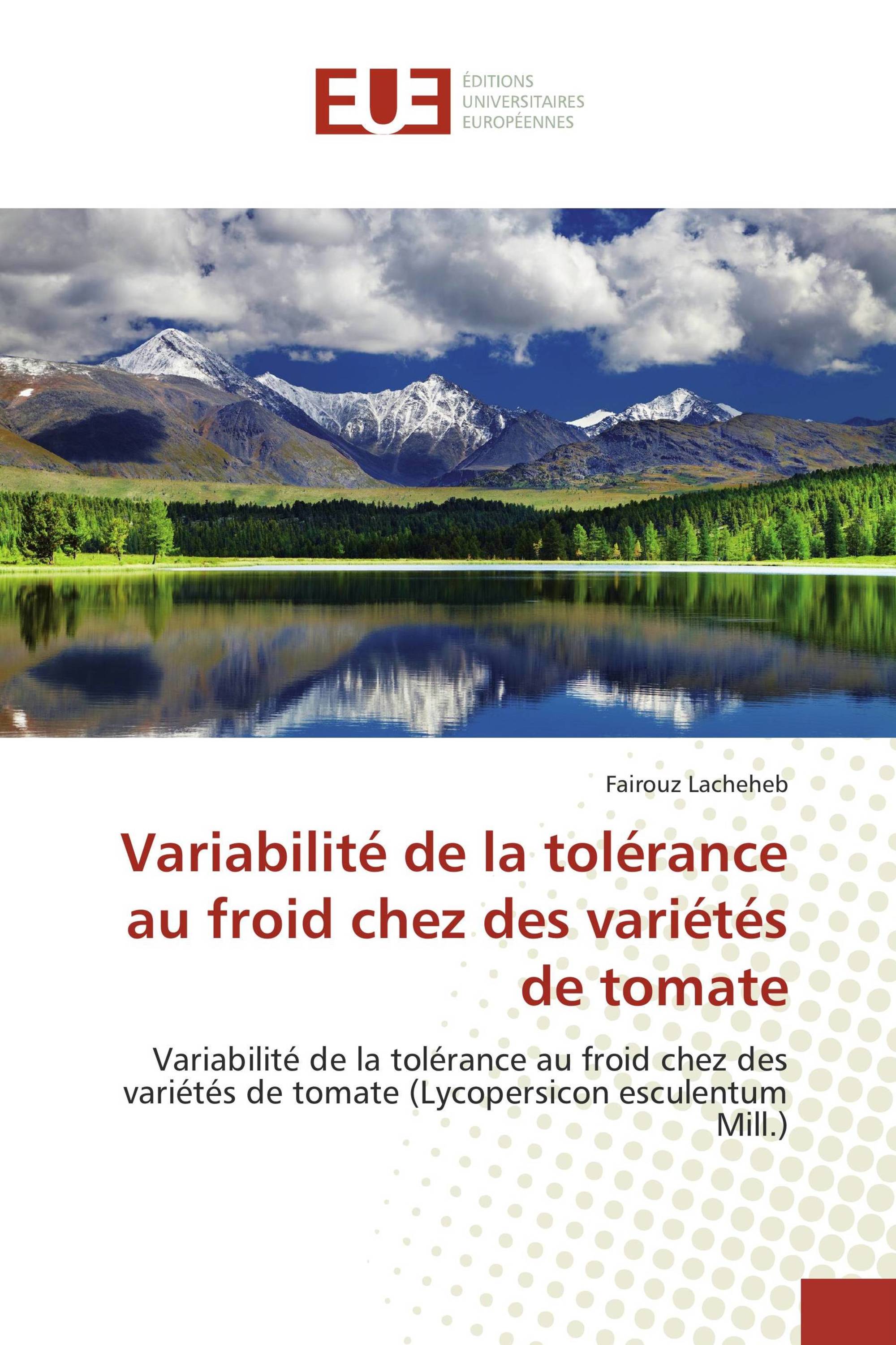 Variabilité de la tolérance au froid chez des variétés de tomate