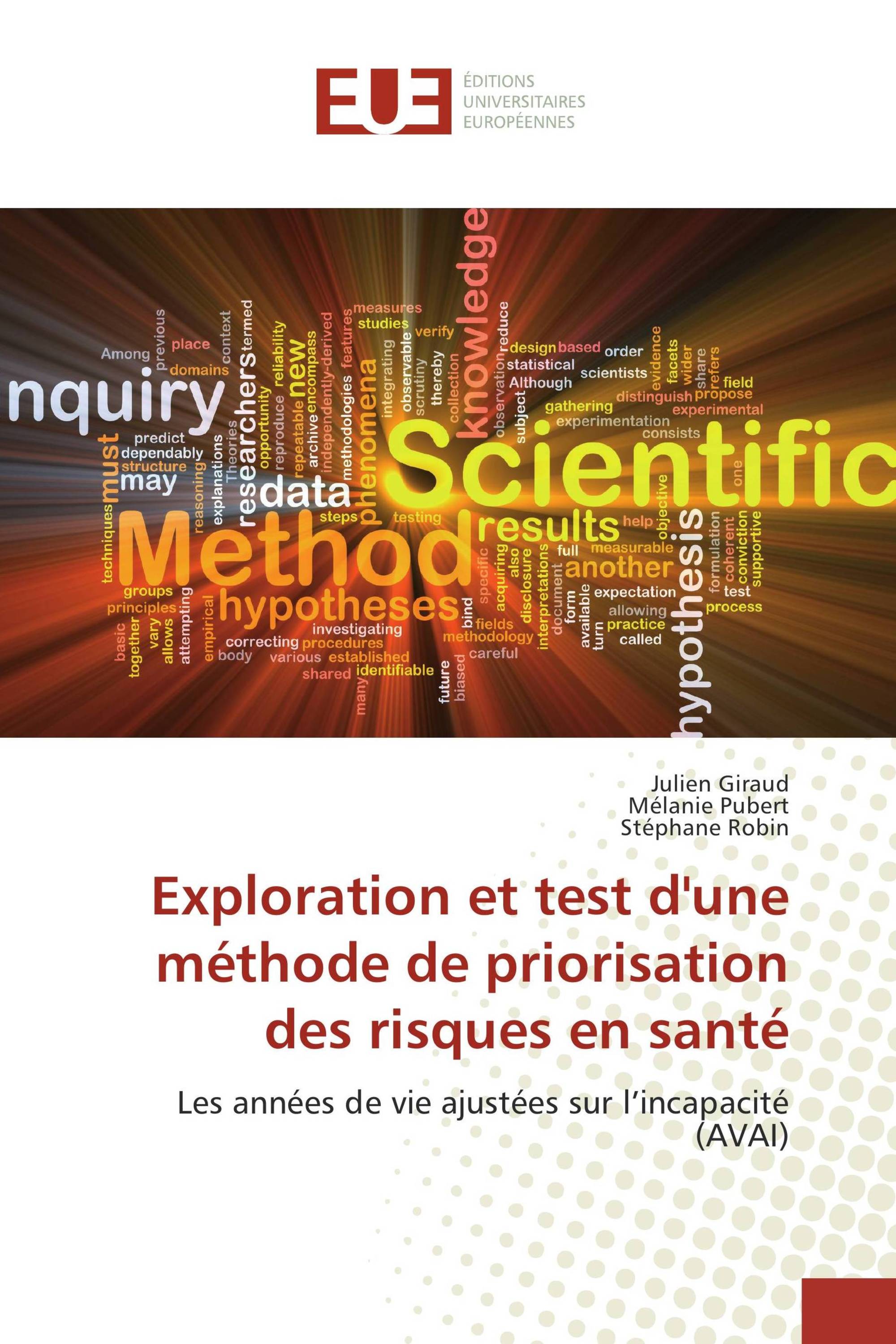 Exploration et test d'une méthode de priorisation des risques en santé