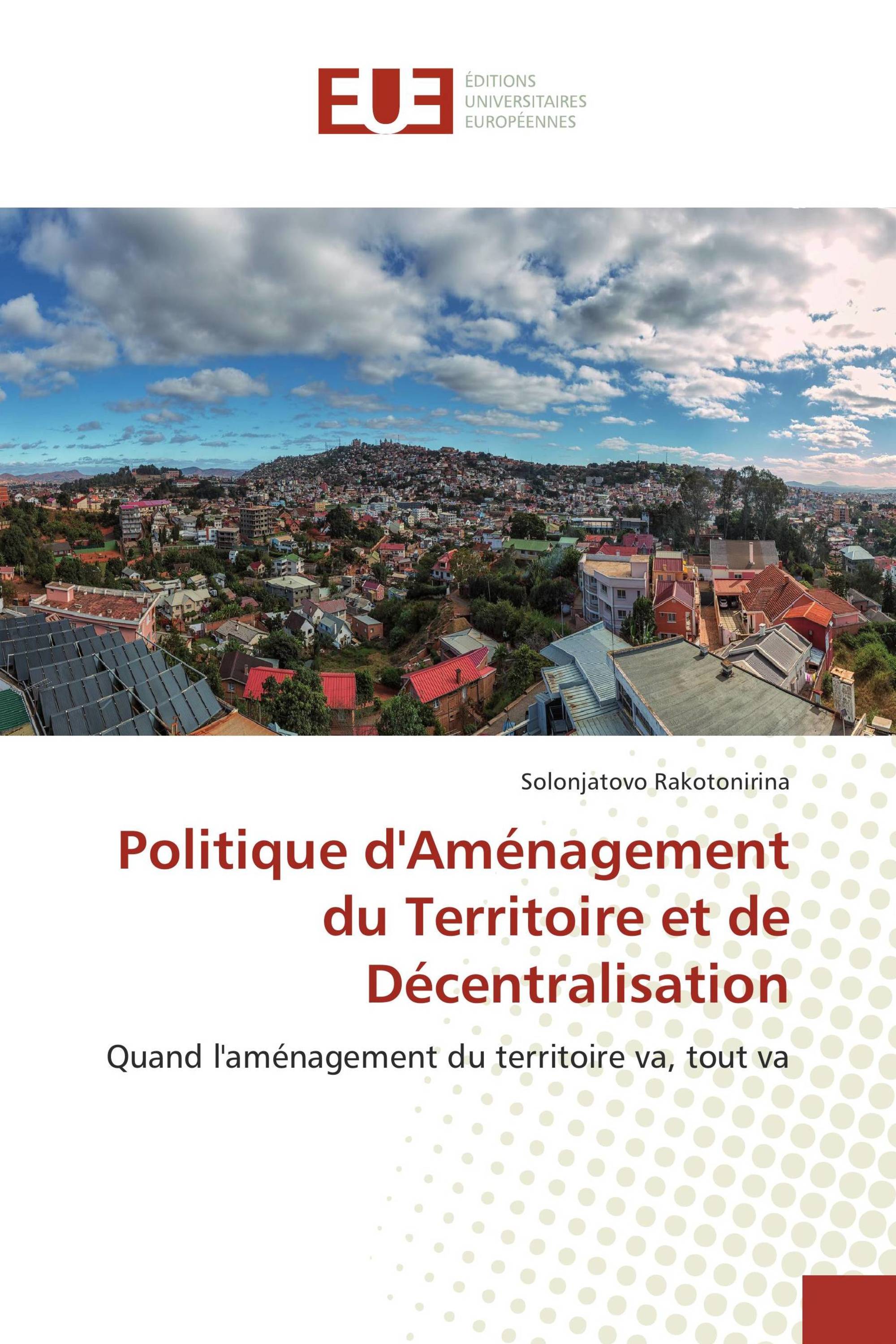 Politique d'Aménagement du Territoire et de Décentralisation