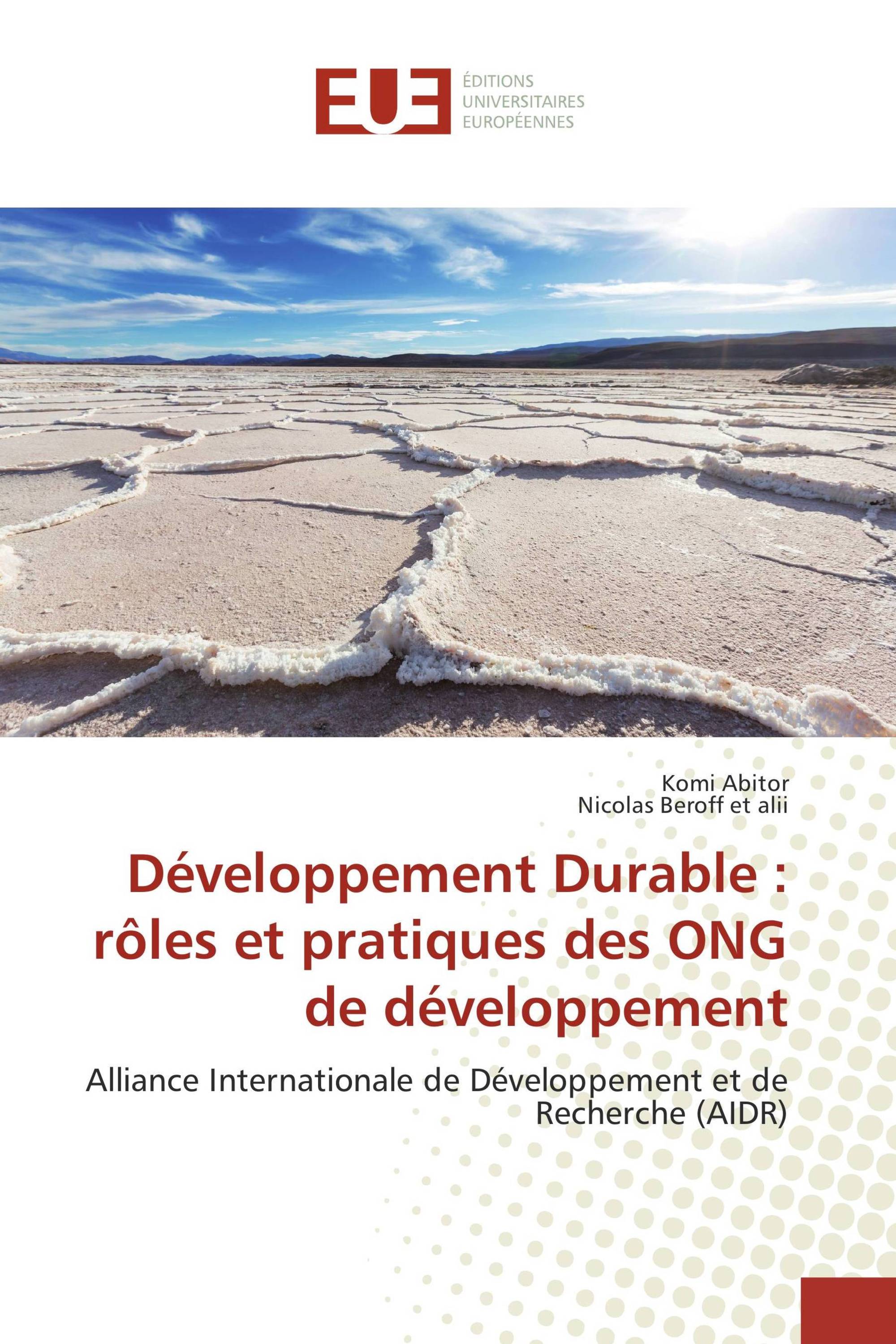 Développement Durable : rôles et pratiques des ONG de développement