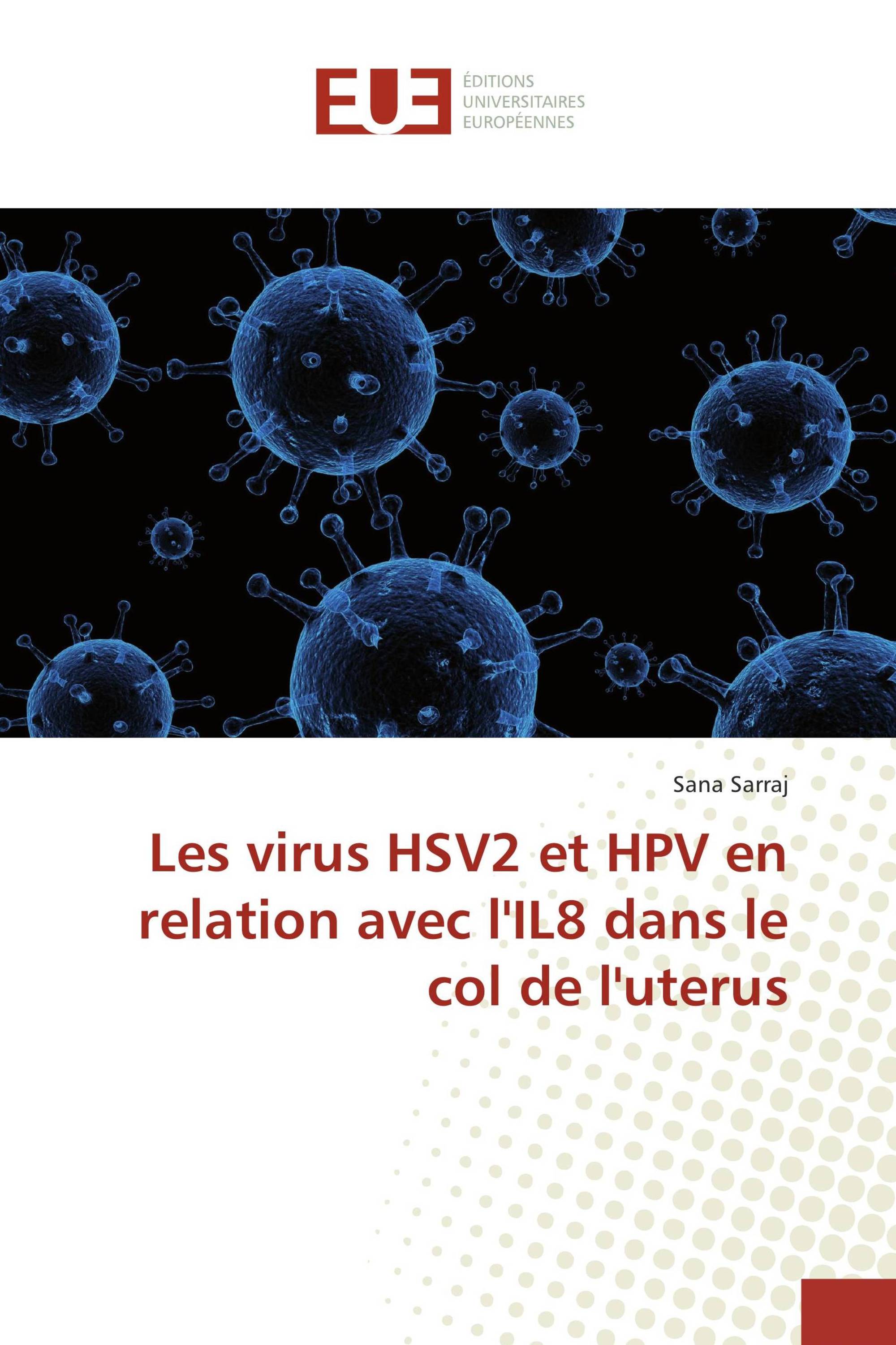 Les virus HSV2 et HPV en relation avec l'IL8 dans le col de l'uterus