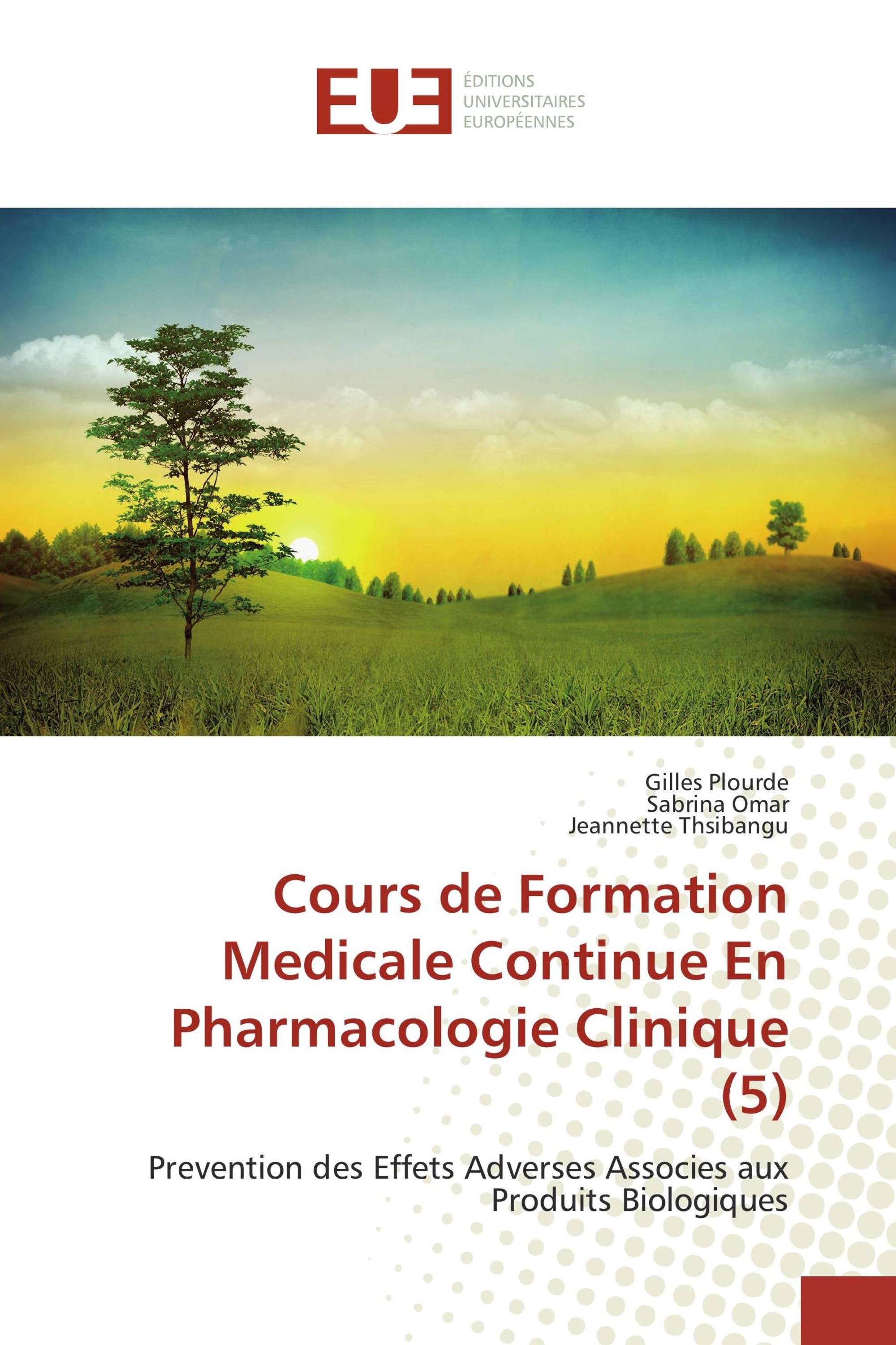 Cours de Formation Medicale Continue En Pharmacologie Clinique (5)