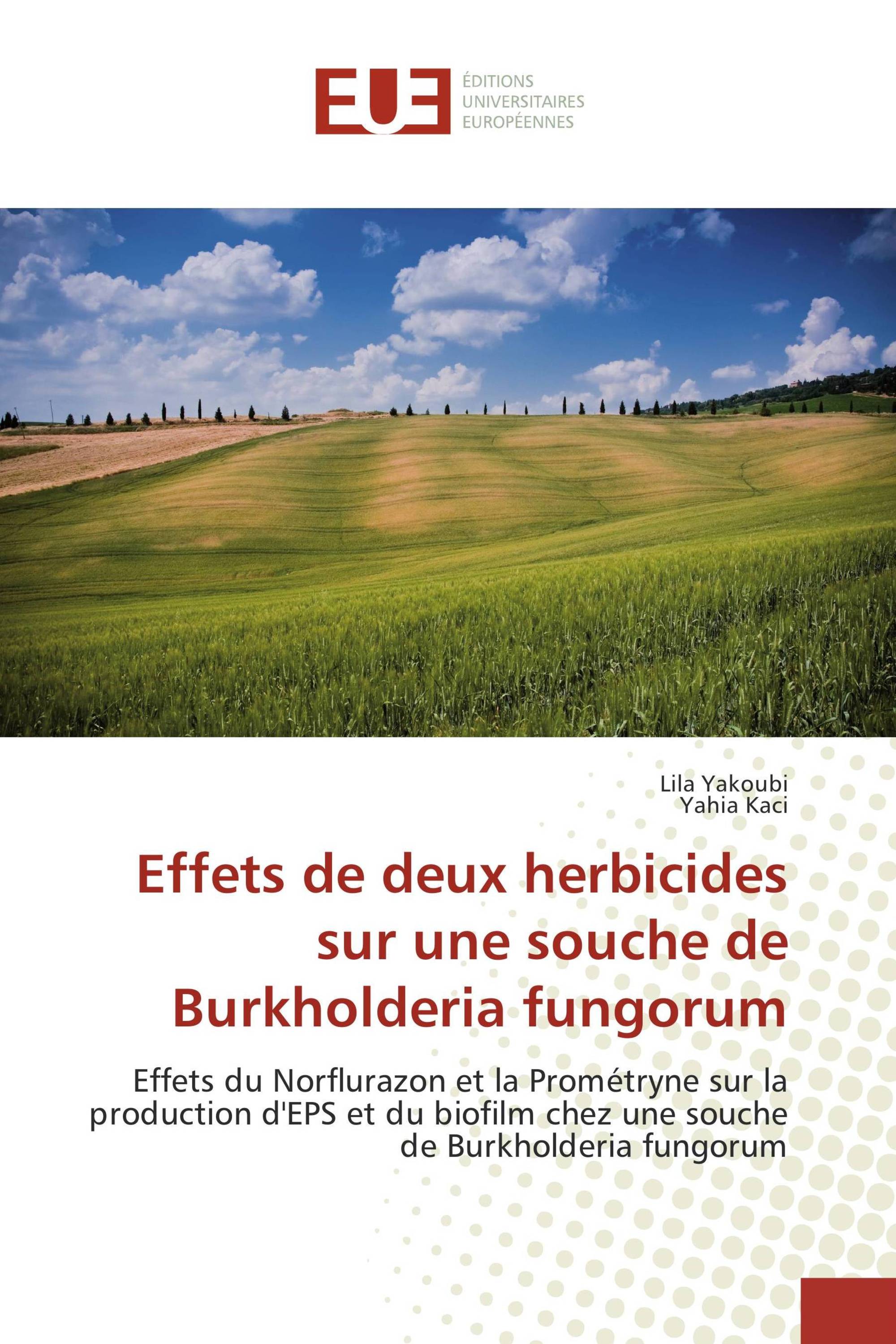 Effets de deux herbicides sur une souche de Burkholderia fungorum